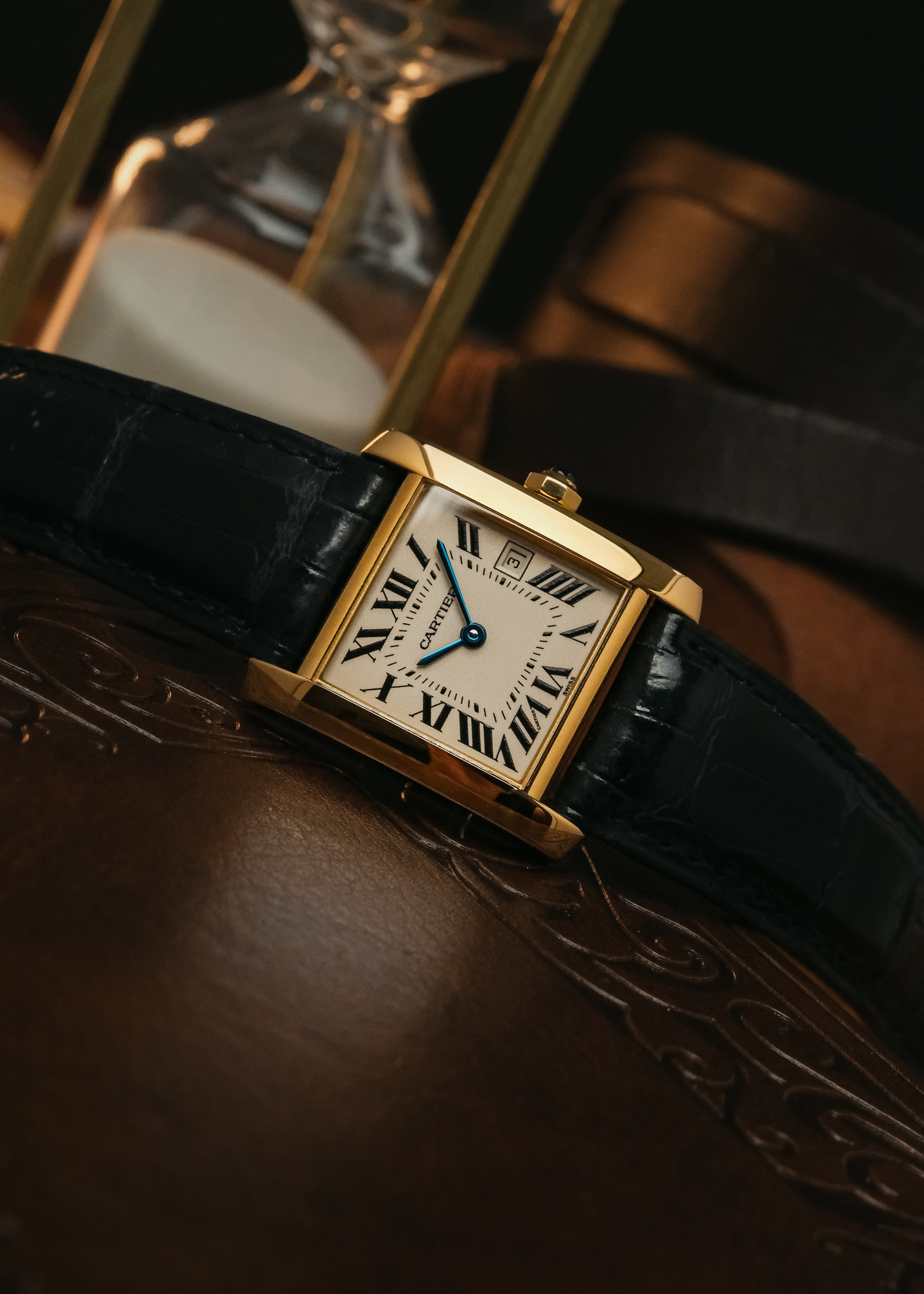 2000s Cartier Tank Francaise 18K Gold (Box)