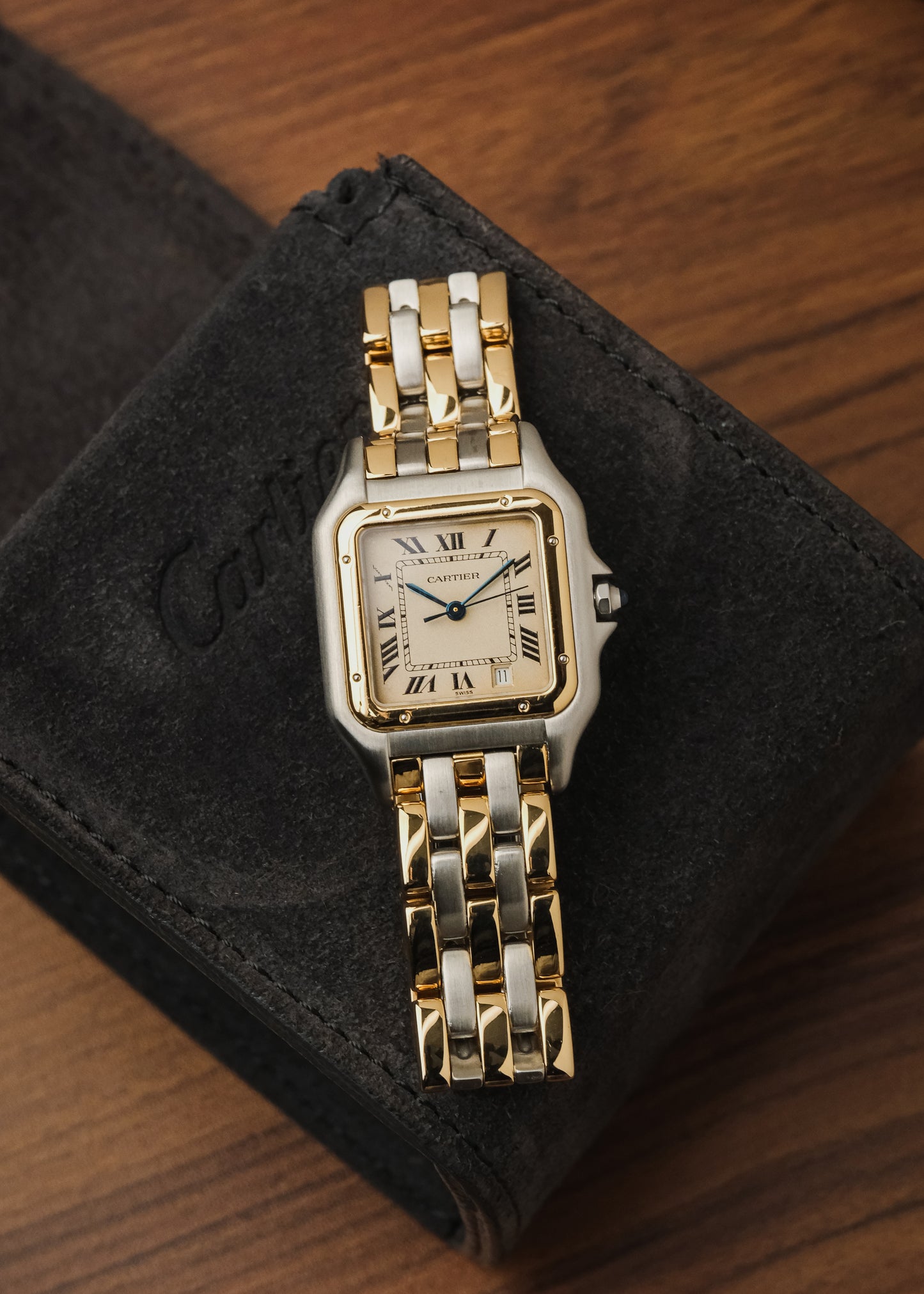 1990s Cartier Panthere "3 Row Bracelet"