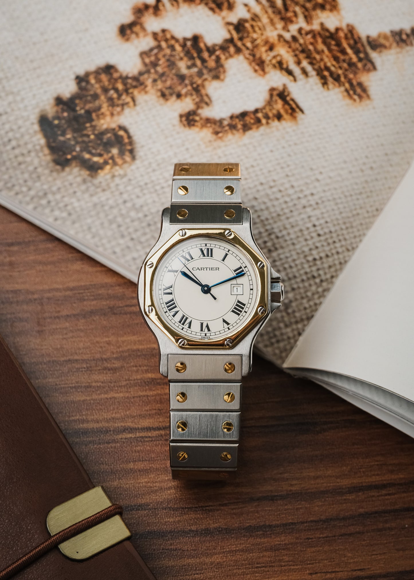 1990s Cartier Santos Octagon (Box)