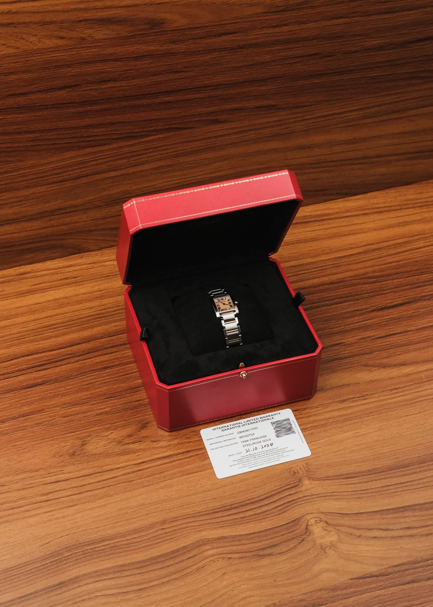 2024 Cartier Tank Francaise "Mother of Pearl" (Box & Papers)