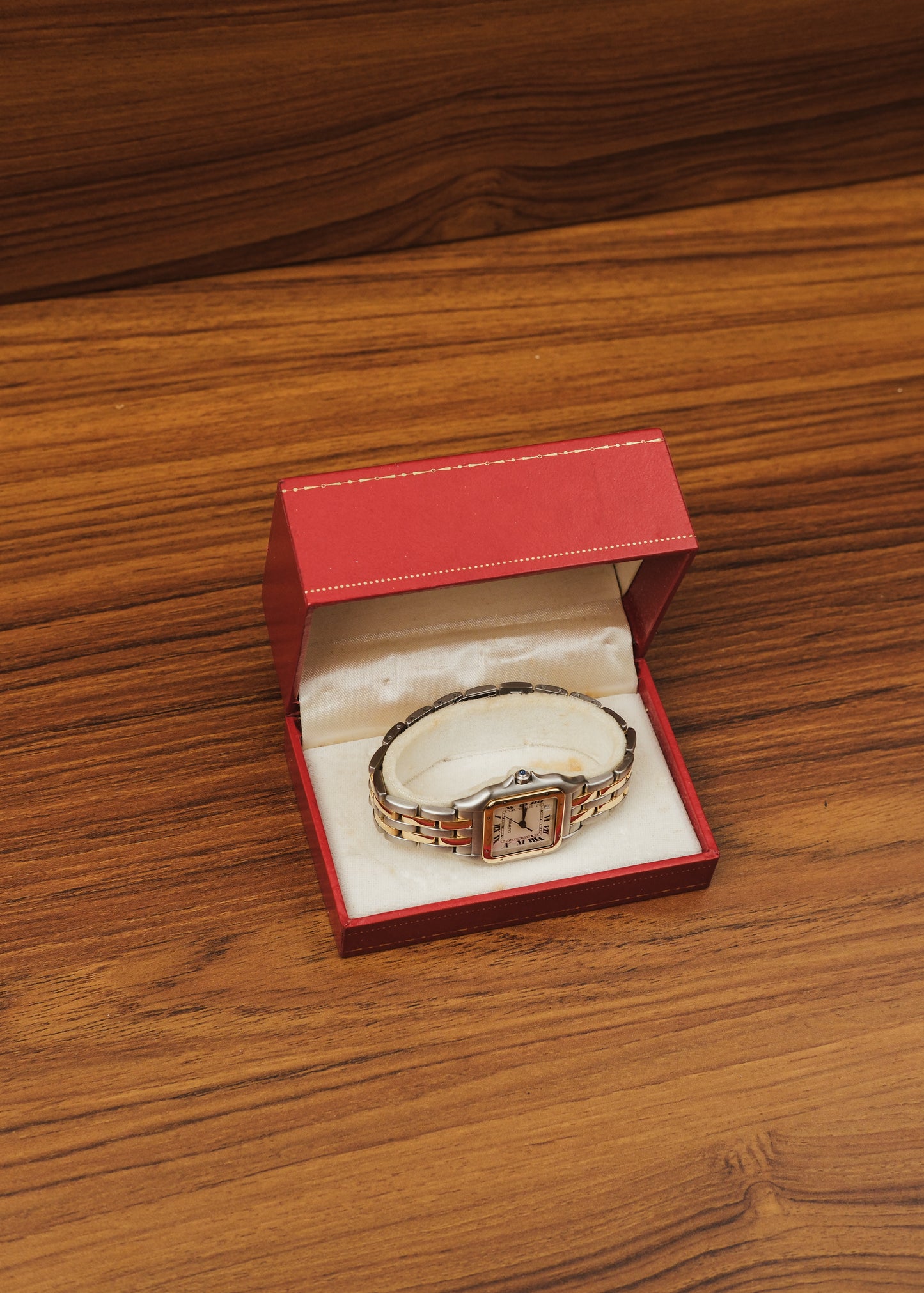 1990s Cartier Panthere "2-Row Bracelet" (Box)