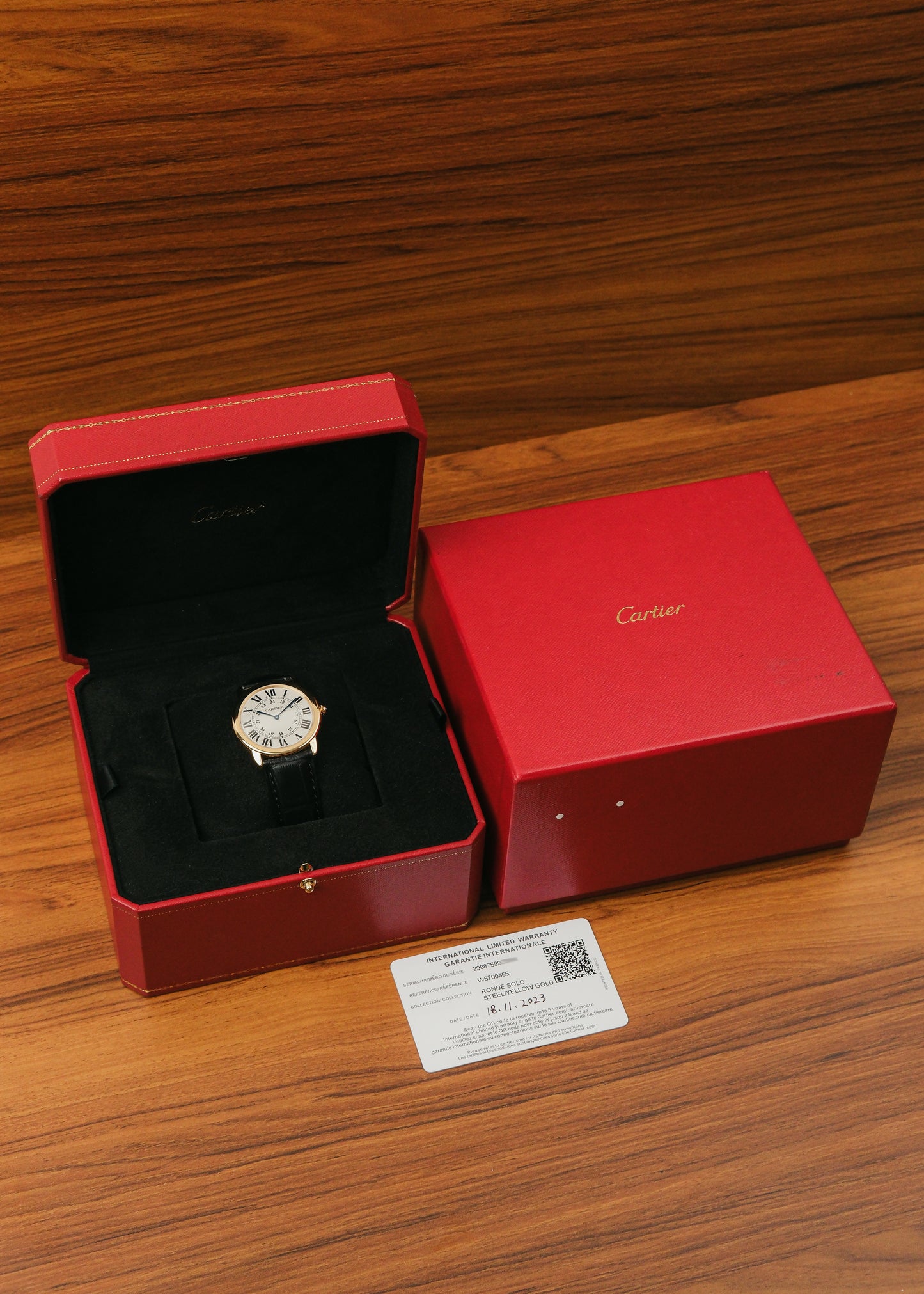 2023 Cartier Ronde Solo 18K Gold (Box & Papers) *50% Below Retail*