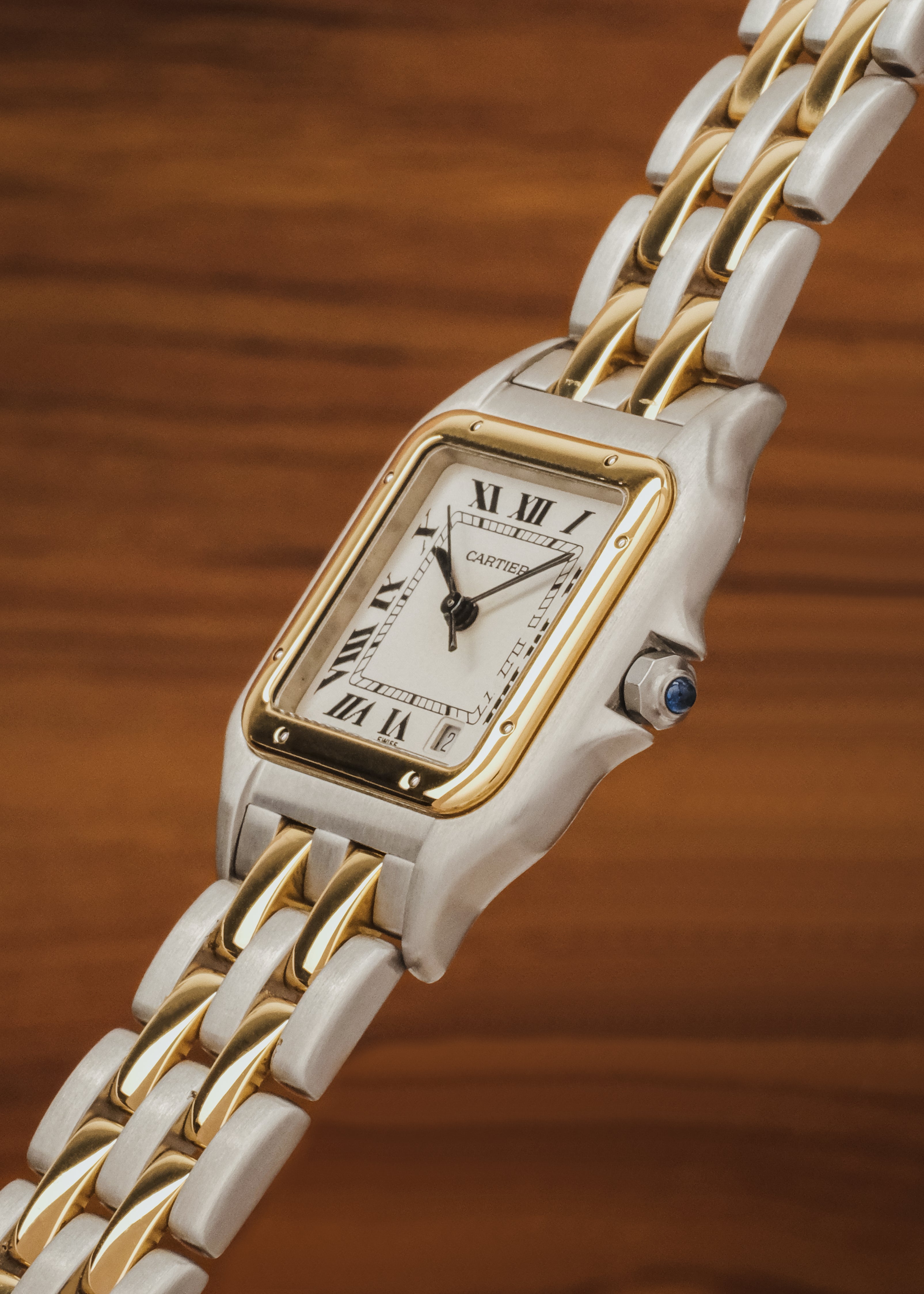 1990s Cartier Panthere "2-Row Bracelet" (Box)