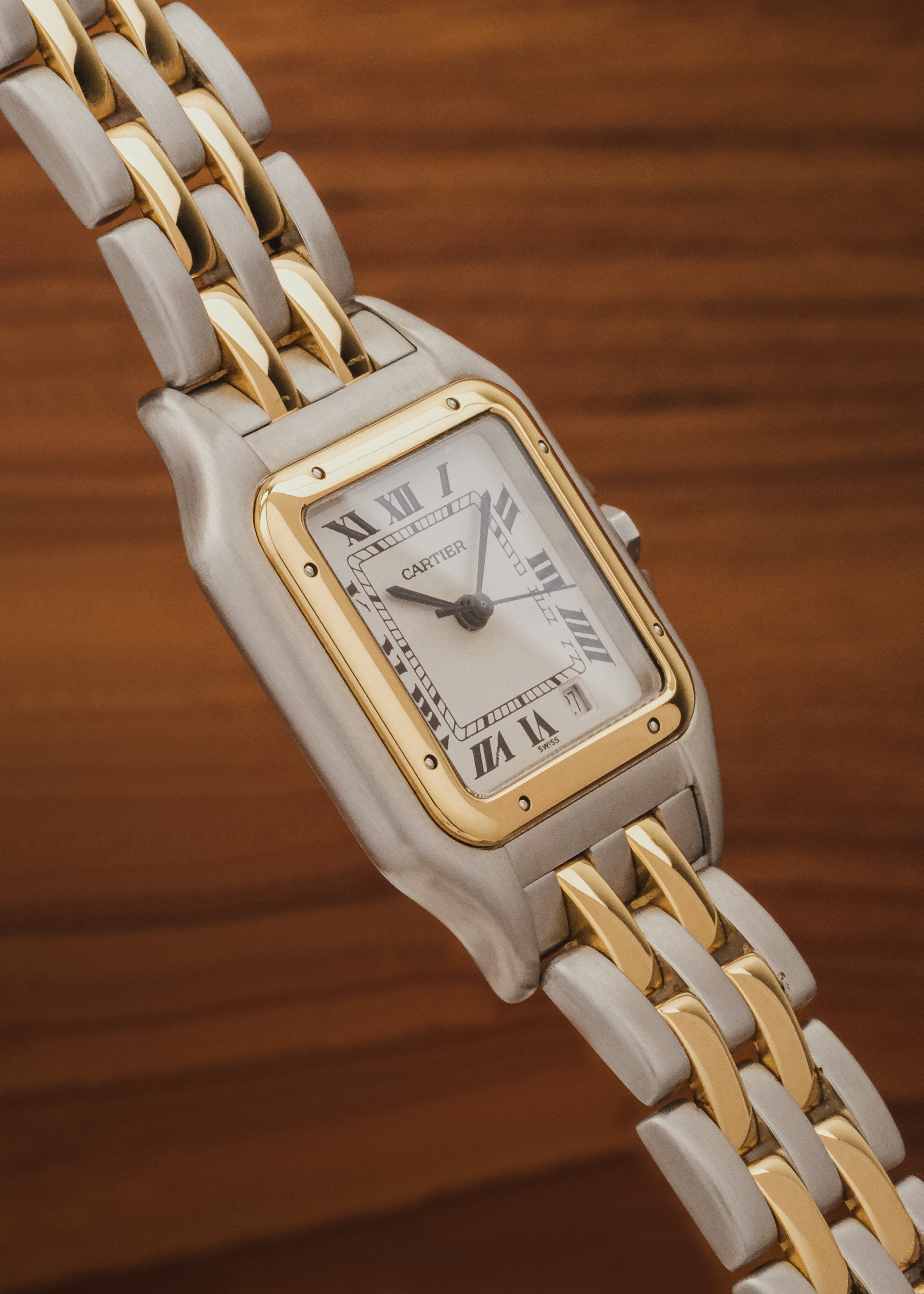 1990s Cartier Panthere "2-Row Bracelet" (Box)