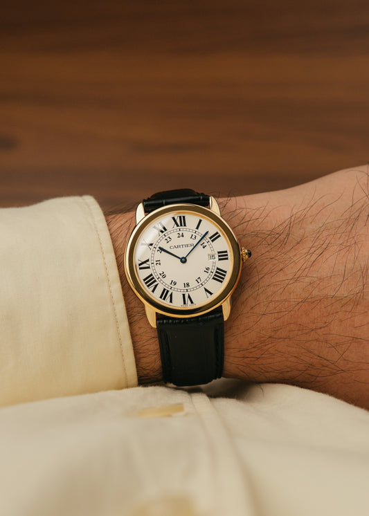 2023 Cartier Ronde Solo 18K Gold (Box & Papers) *50% Below Retail*