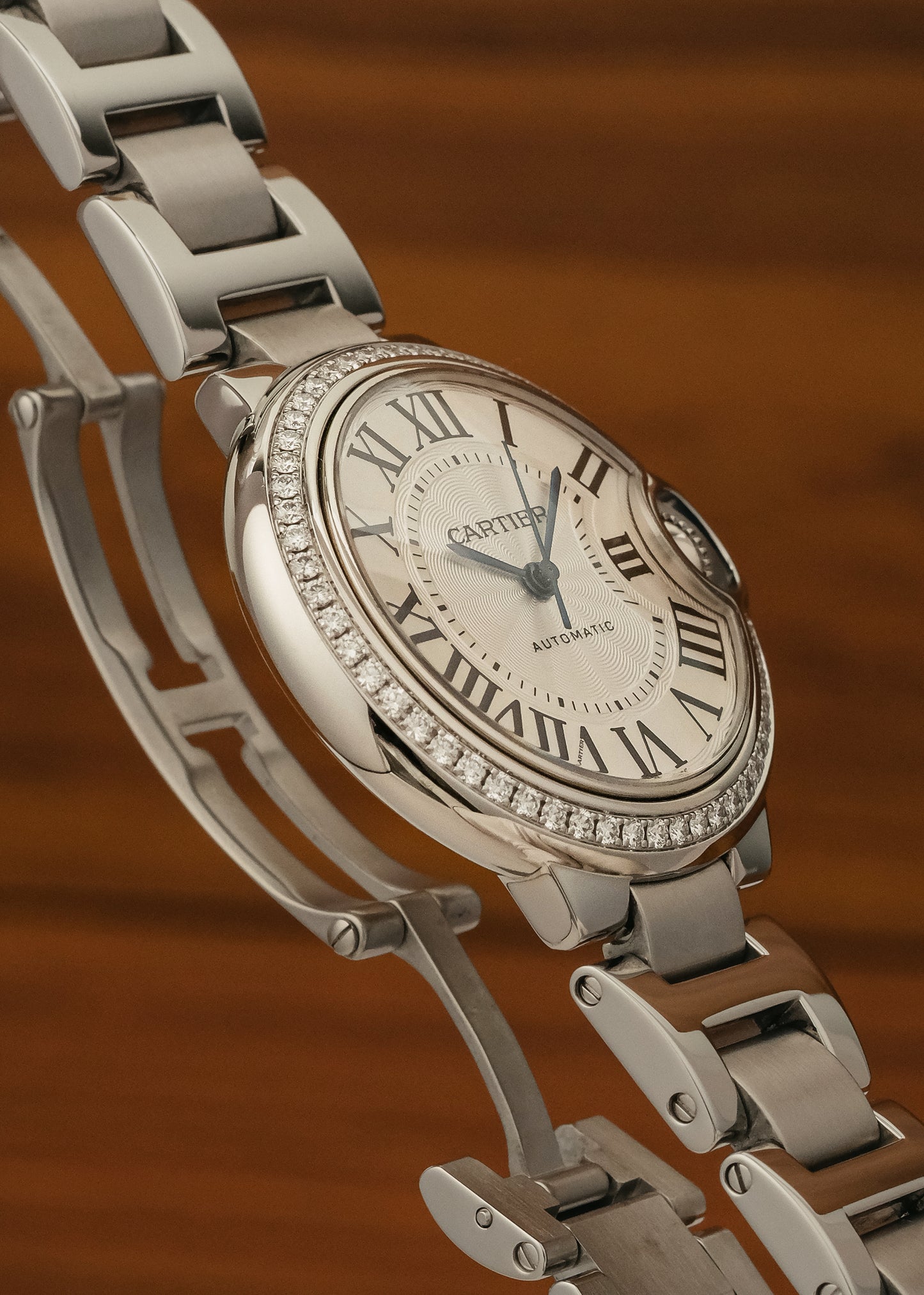 2018 Cartier Ballon Bleu w/ Factory Diamond Setting (Box & Papers)