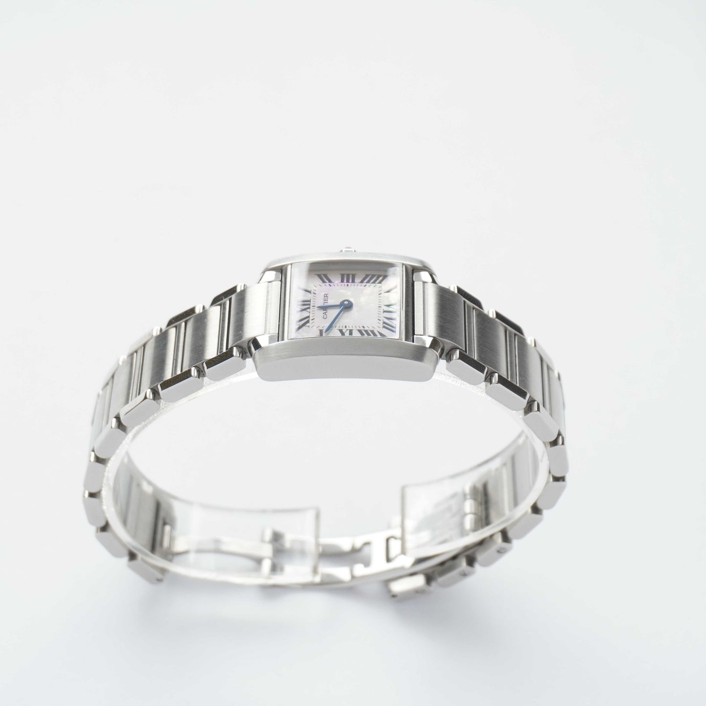 2023 Cartier Tank Francaise "Mother of Pearl" (Boxes / Card)