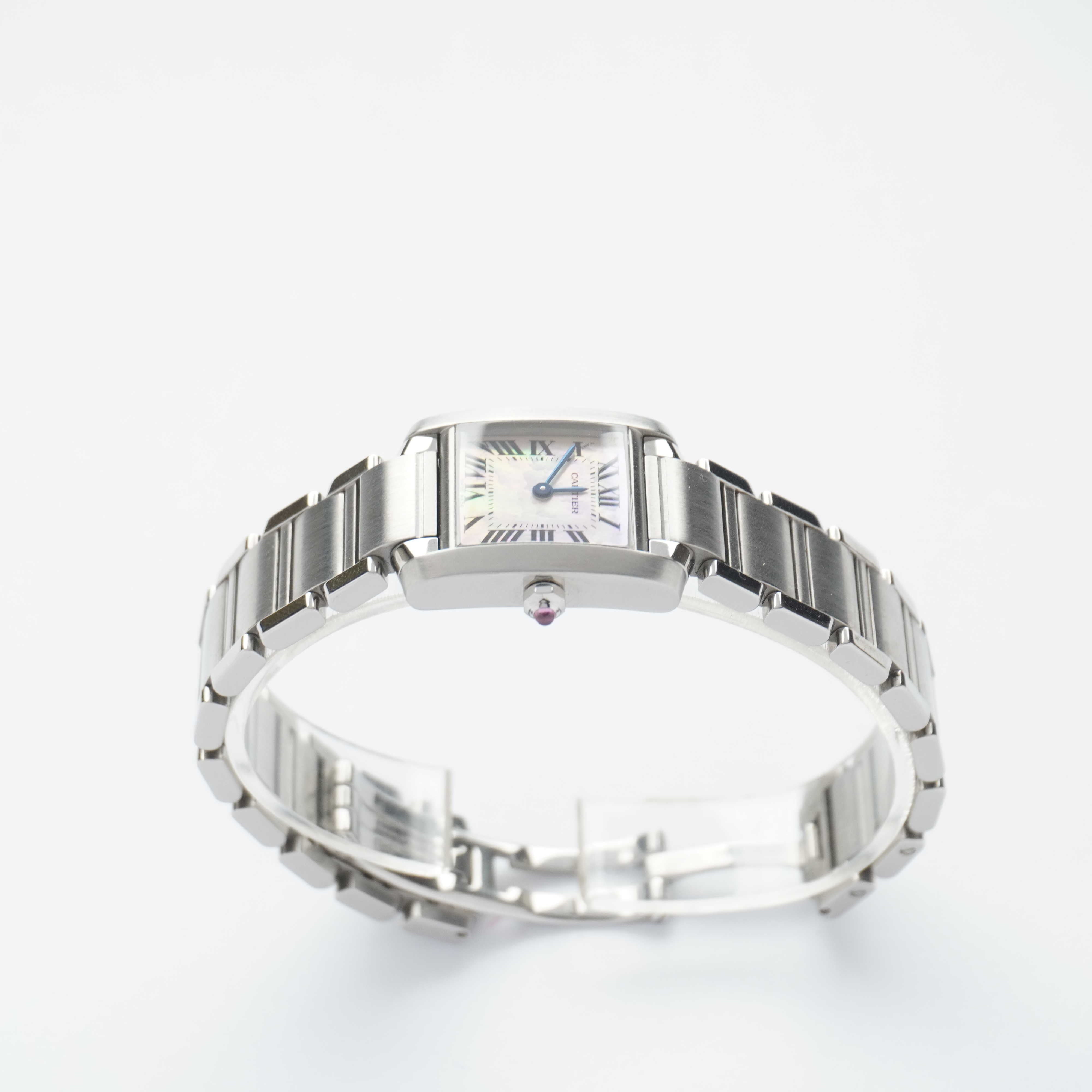 2023 Cartier Tank Francaise "Mother of Pearl" (Boxes / Card)