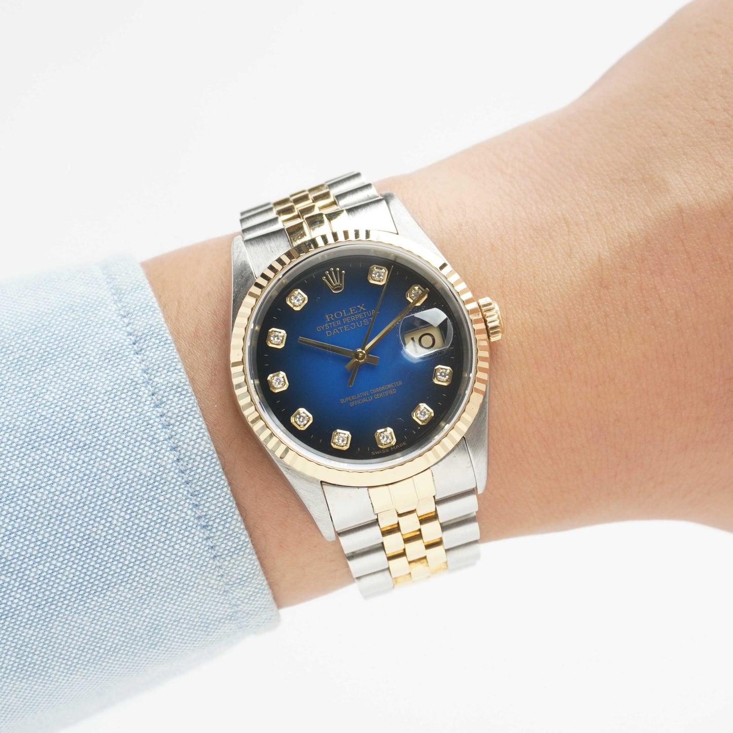 1996 Rolex Datejust "Blue Vignette" (Boxes / Booklets)