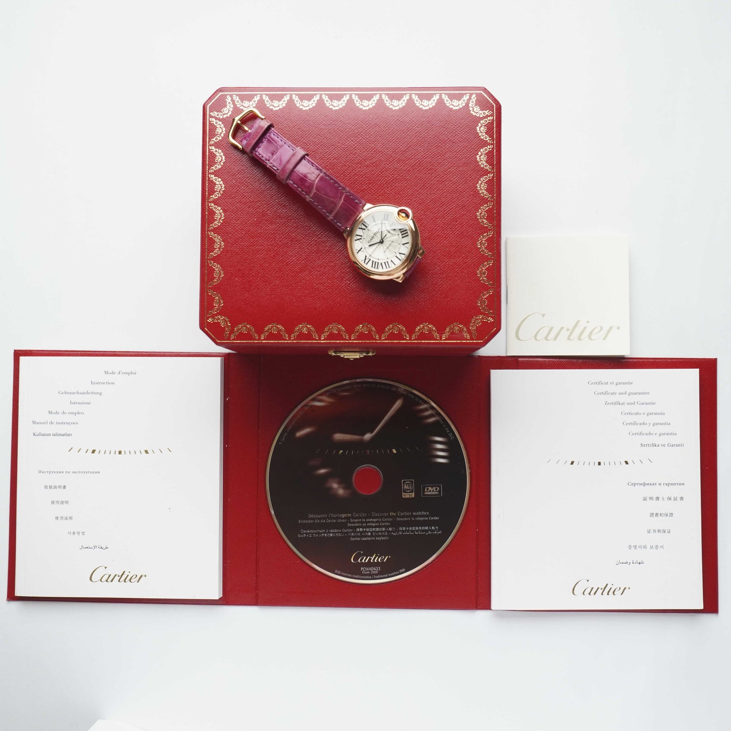 2010 Cartier Ballon Bleu 18K Gold (Full Set)