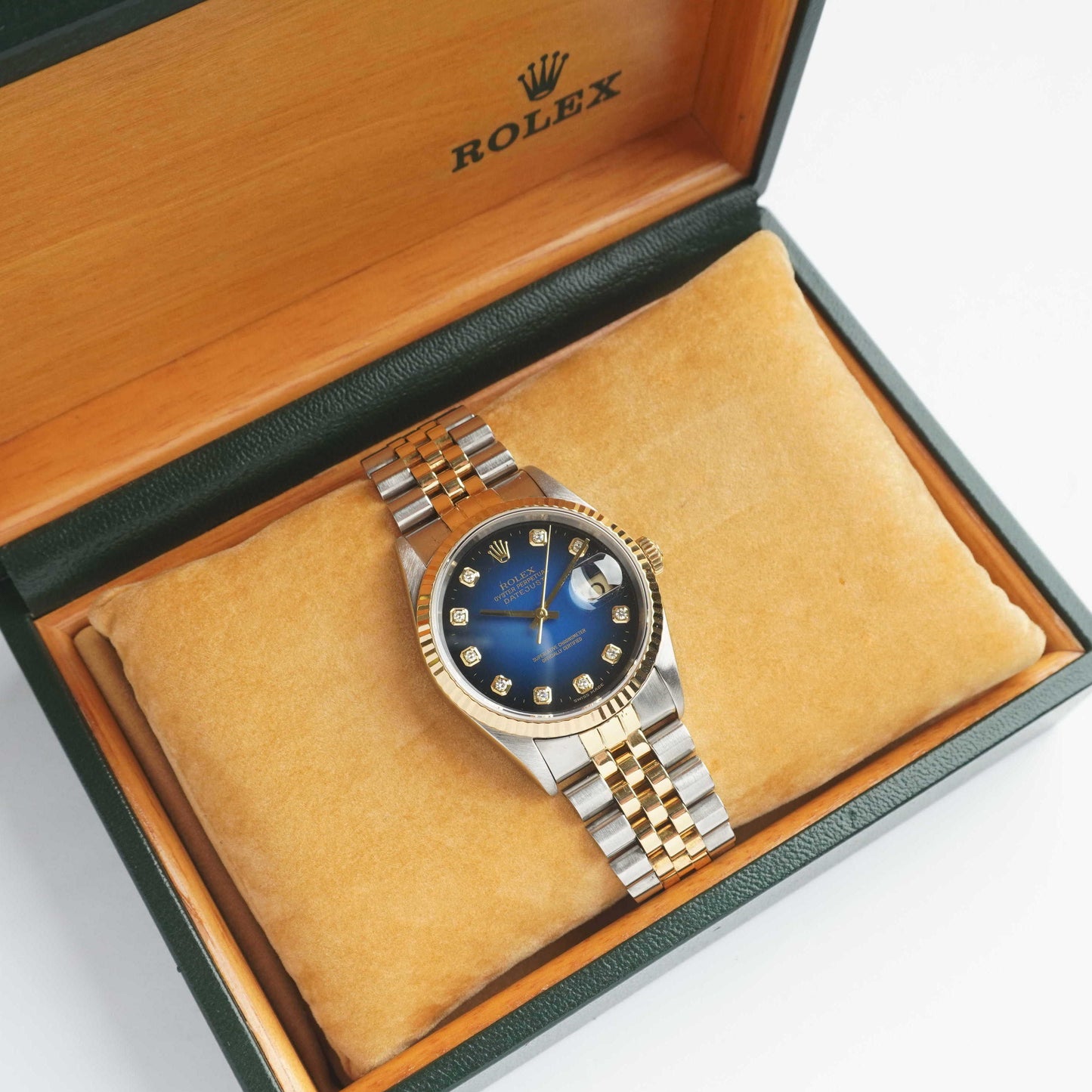 1996 Rolex Datejust "Blue Vignette" (Boxes / Booklets)