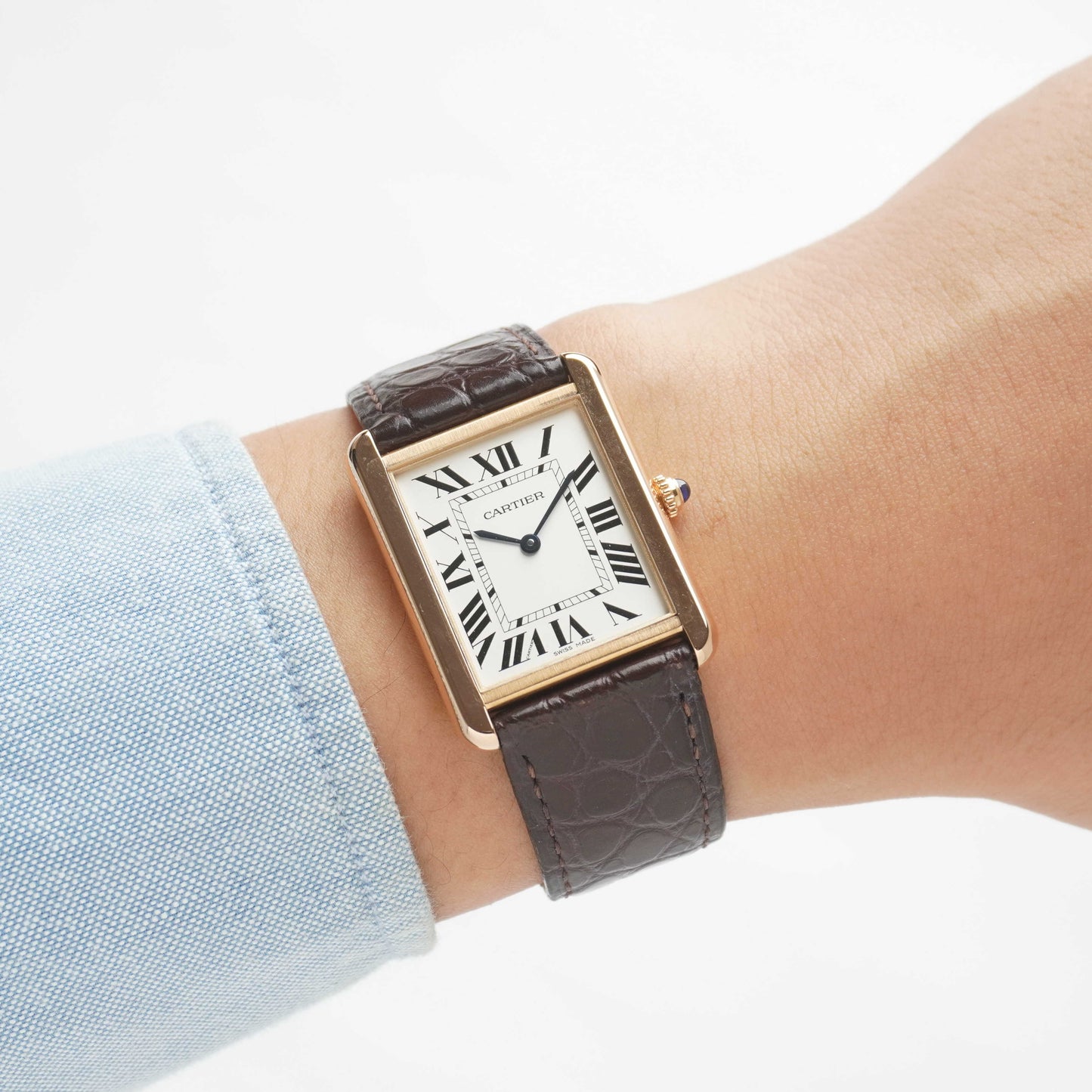 2017 Cartier Tank Solo Large 18K Gold (Box / Card)