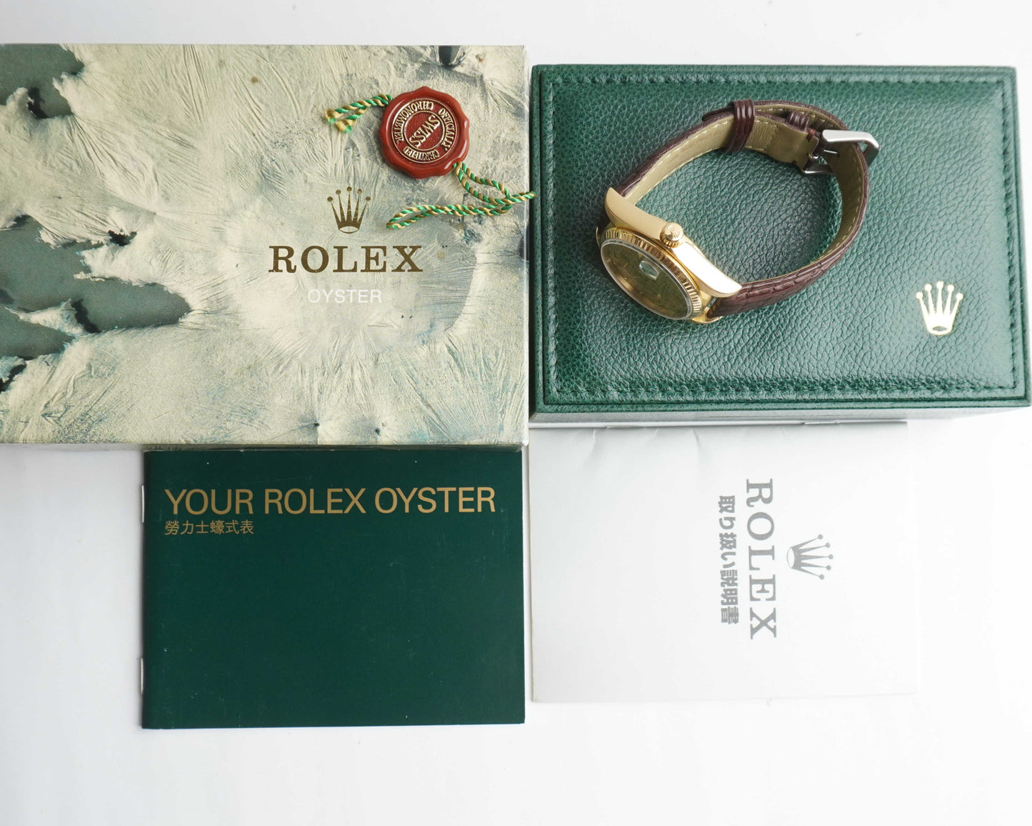 1981 Rolex Day-Date "Linen Dial" (Boxes / Booklets)