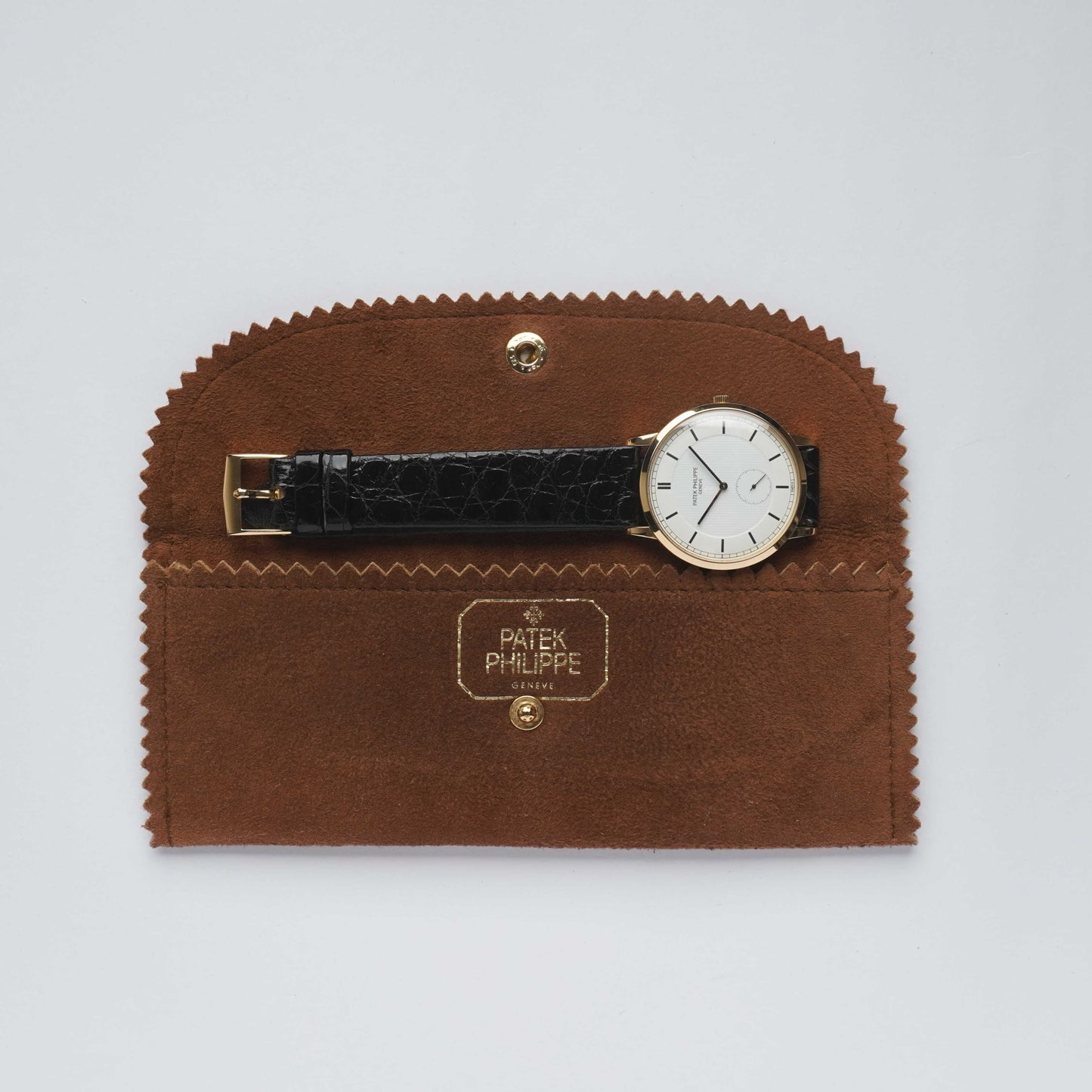 1990 Patek Philippe Calatrava 18K gold (Pouch / Papers / Misc)