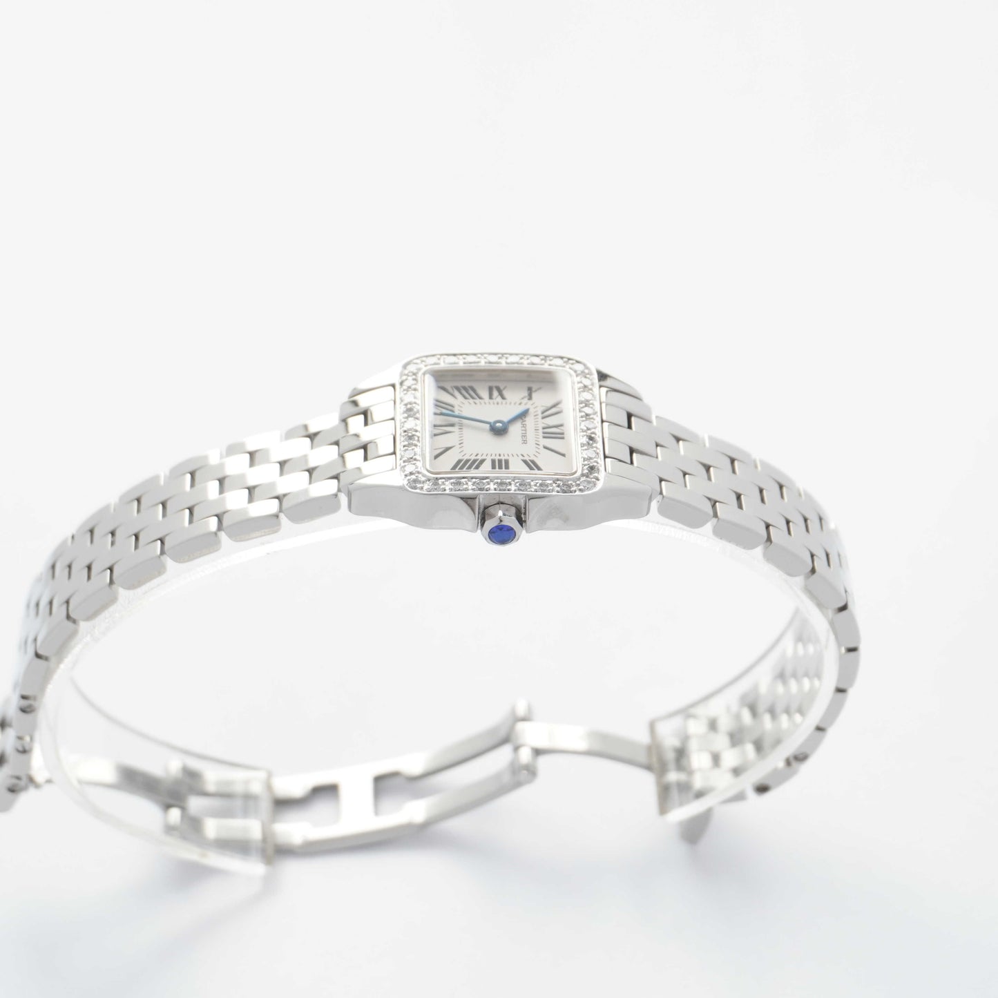 Cartier Santos Demoiselle "Aftermarket Diamonds" (Box / Misc.)