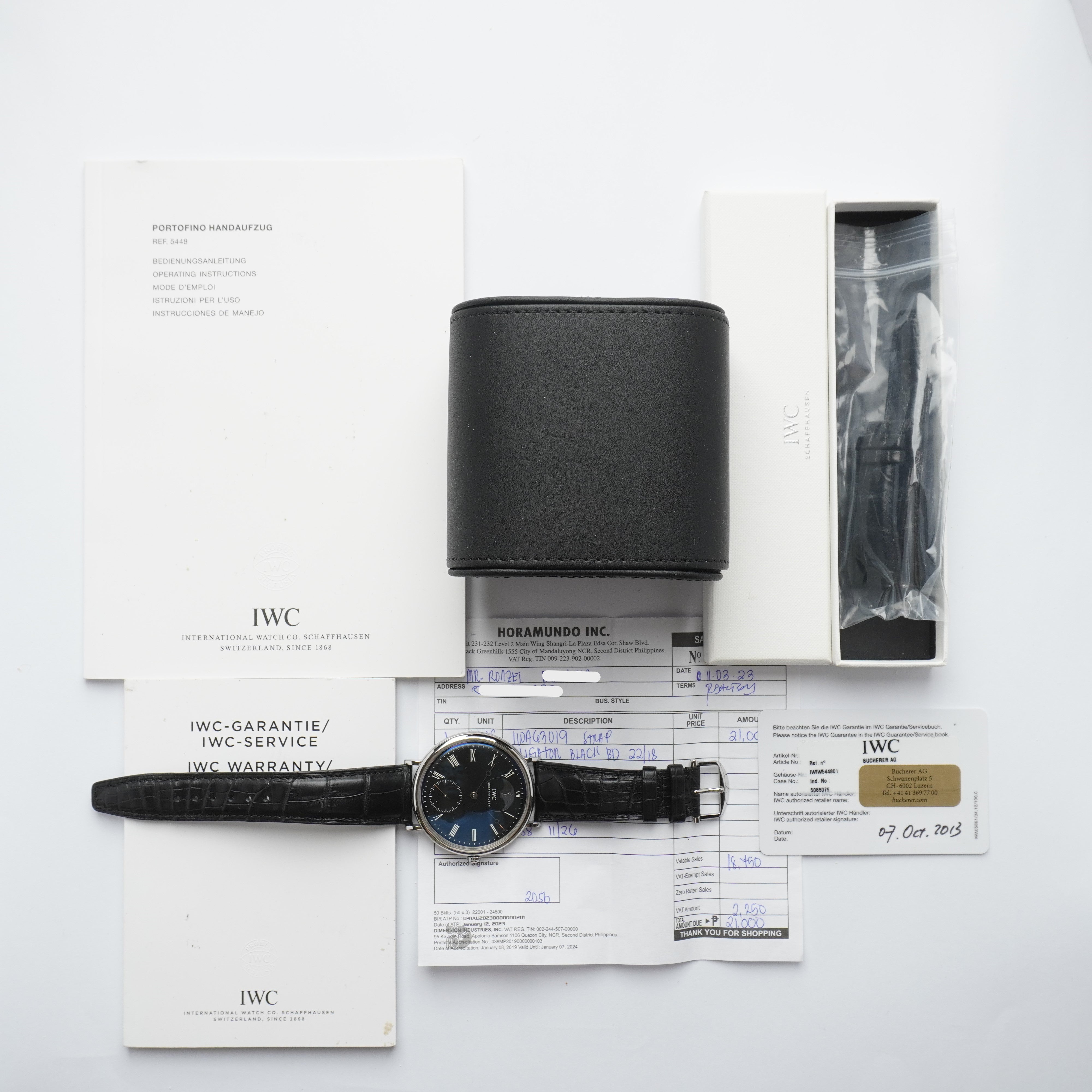 2013 IWC Portofino (Papers)