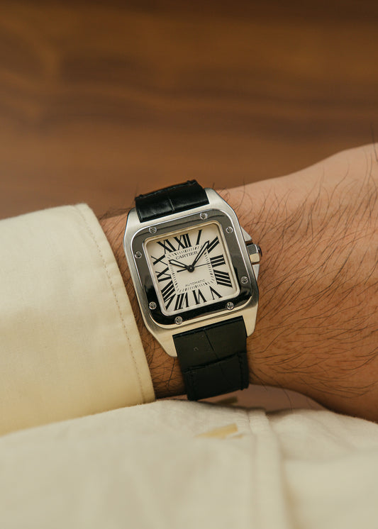 2023 Cartier Santos 100 (Box & Papers)