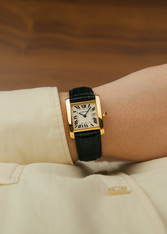 2000s Cartier Tank Francaise 18K Gold (Box)
