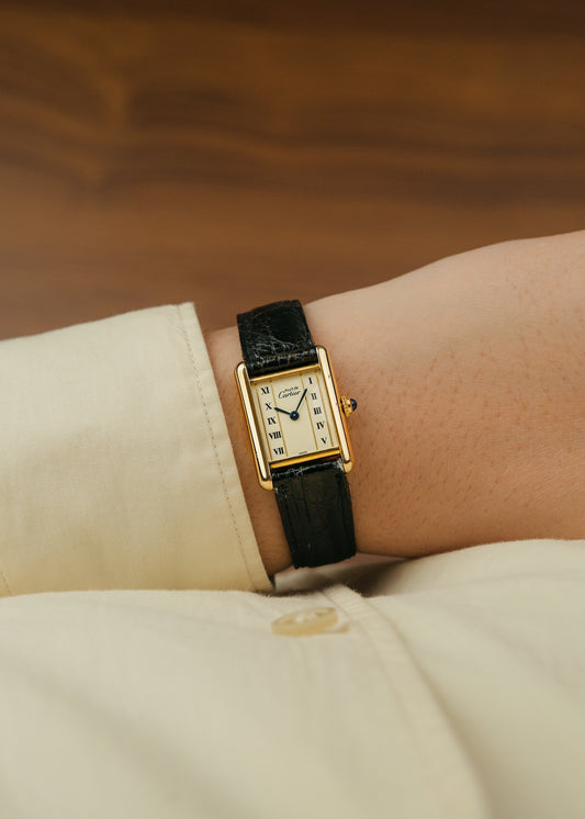 1990s Must de Cartier Tank "Column Dial" (Box)