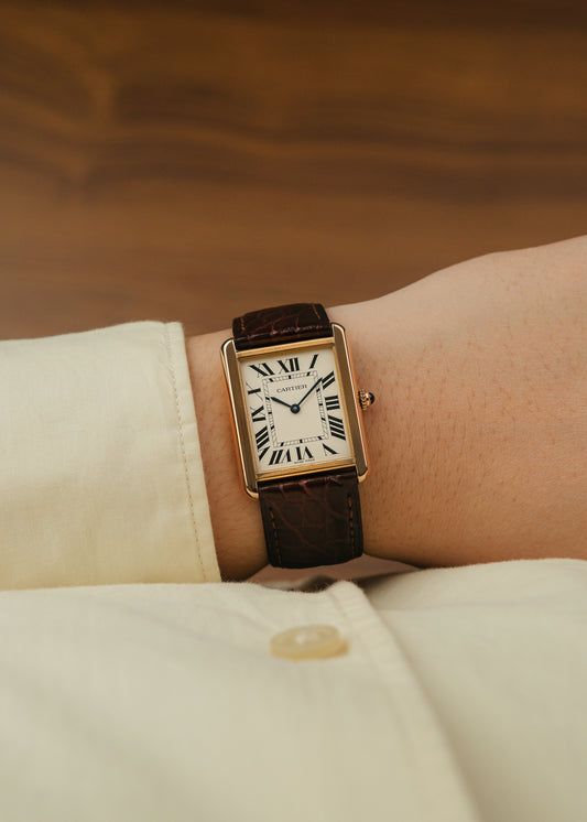 2017 Cartier Tank Solo 18K Gold (Box & Papers)