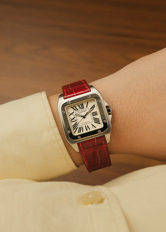 2023 Cartier Santos 100 (Box & Papers)
