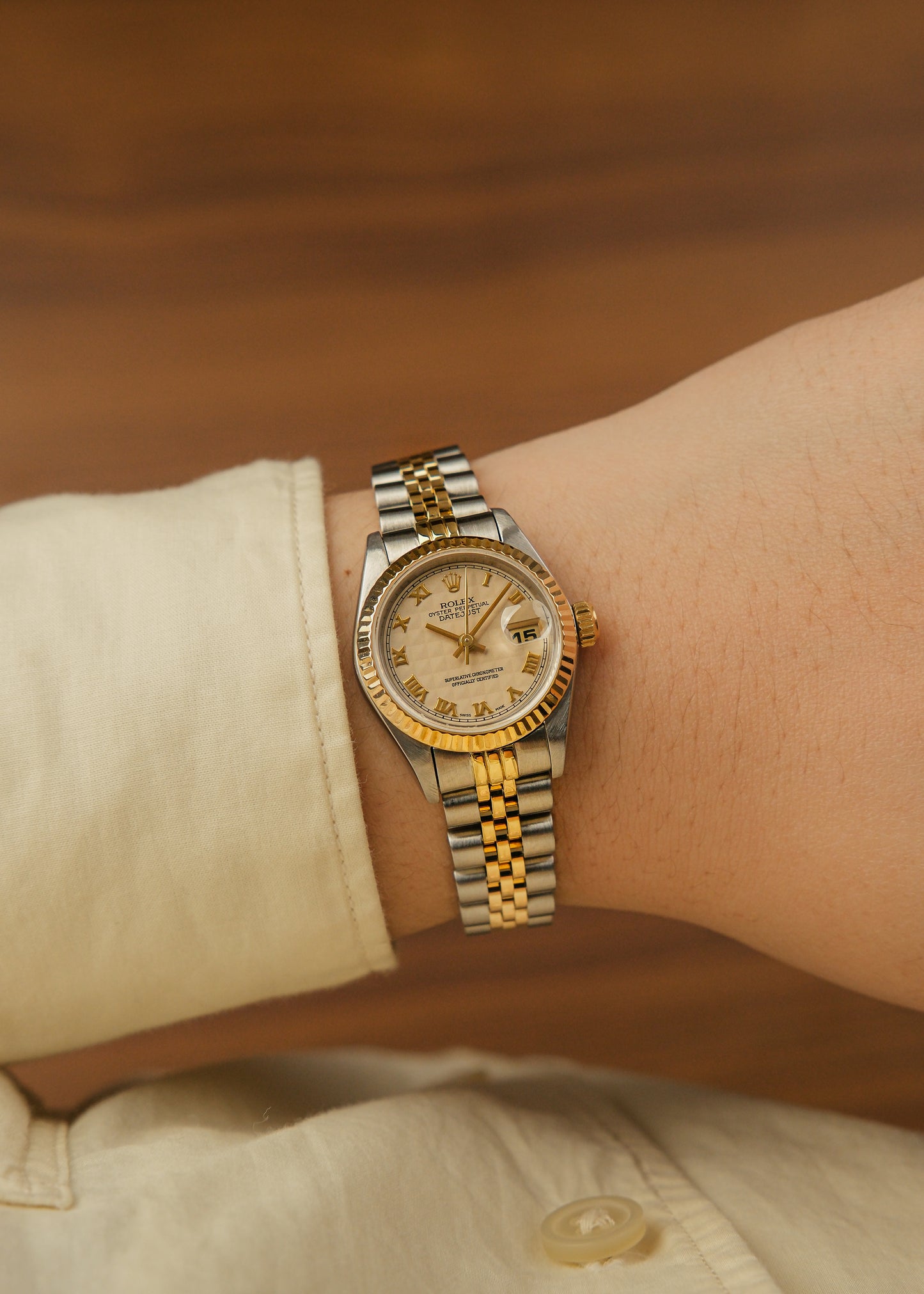 1995 Rolex Lady-Datejust "Pyramid Dial" (Box)
