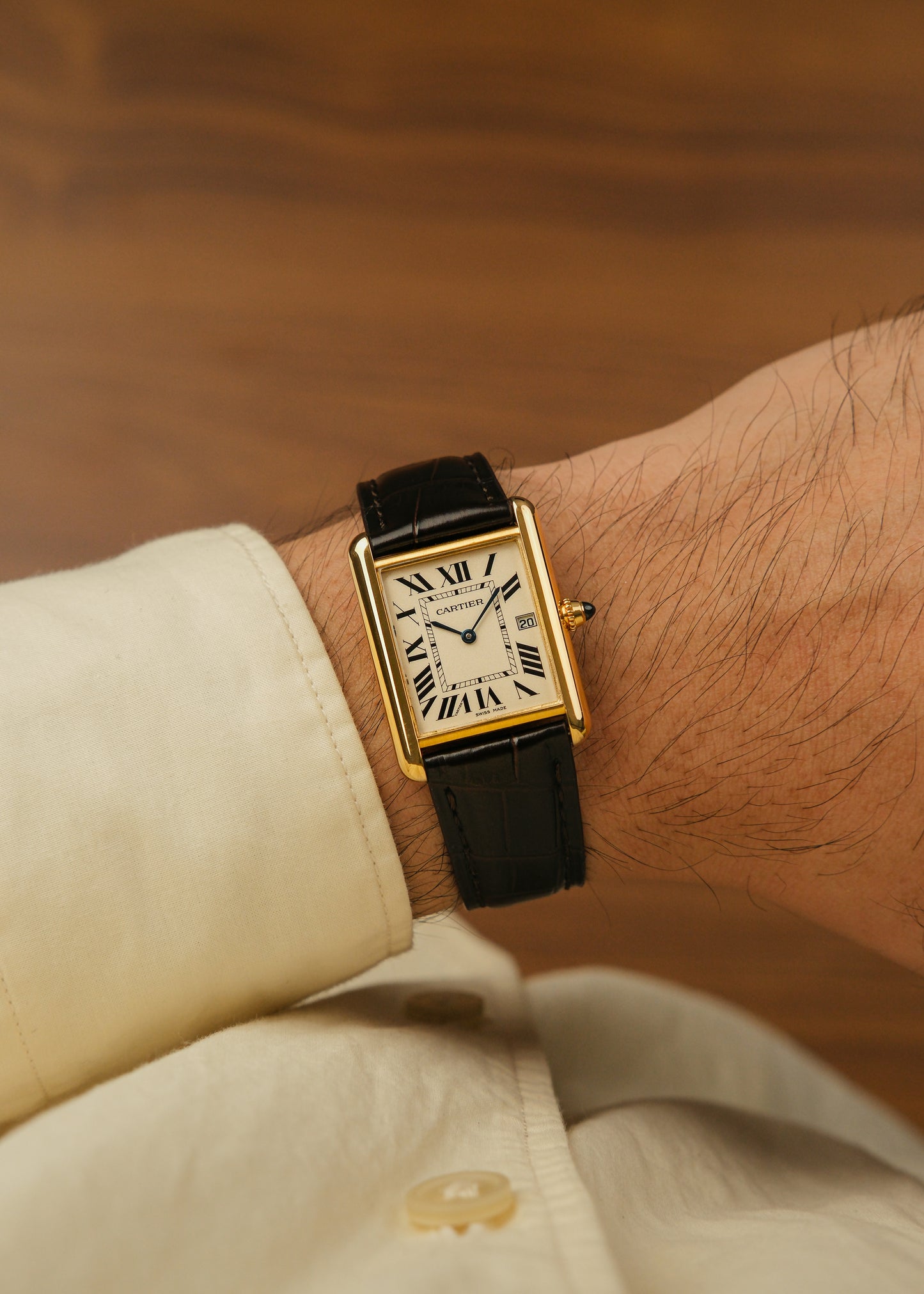 2011 Cartier Tank Louis 18K Gold (Box & Papers)