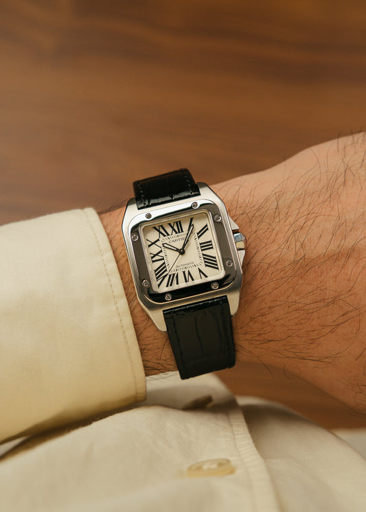 2023 Cartier Santos 100 (Box & Papers)
