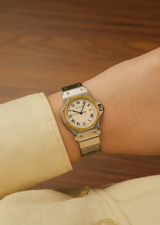 1993 Cartier Santos Octagon (Box & Papers)