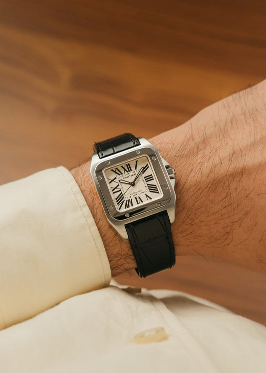 2023 Cartier Santos 100 (Box & Papers)