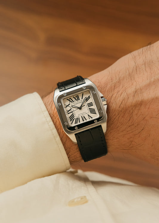 2023 Cartier Santos 100 (Box & Papers)