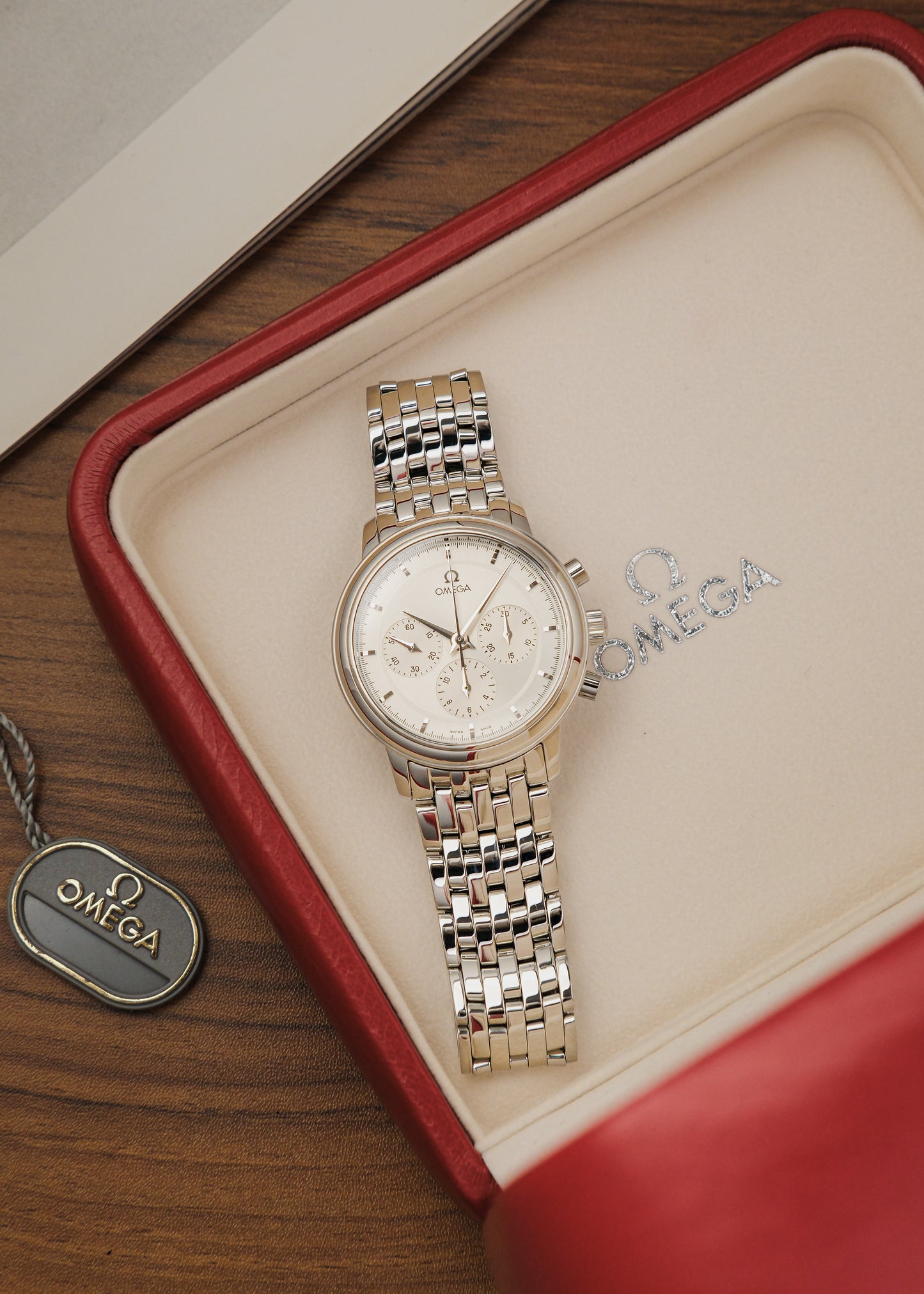 1997 Omega De Ville Prestige Chronograph (Box & Papers)