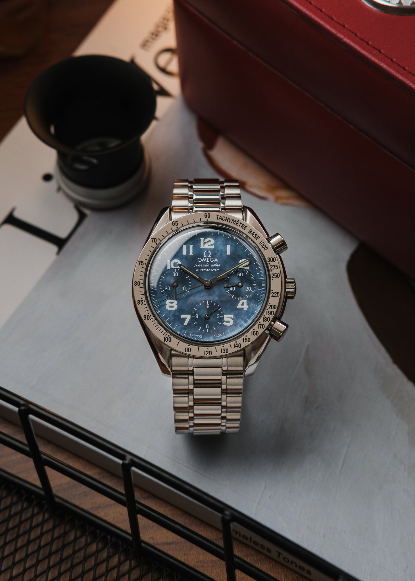 2000s Omega Speedmaster "Mother of Pearl" (Box)