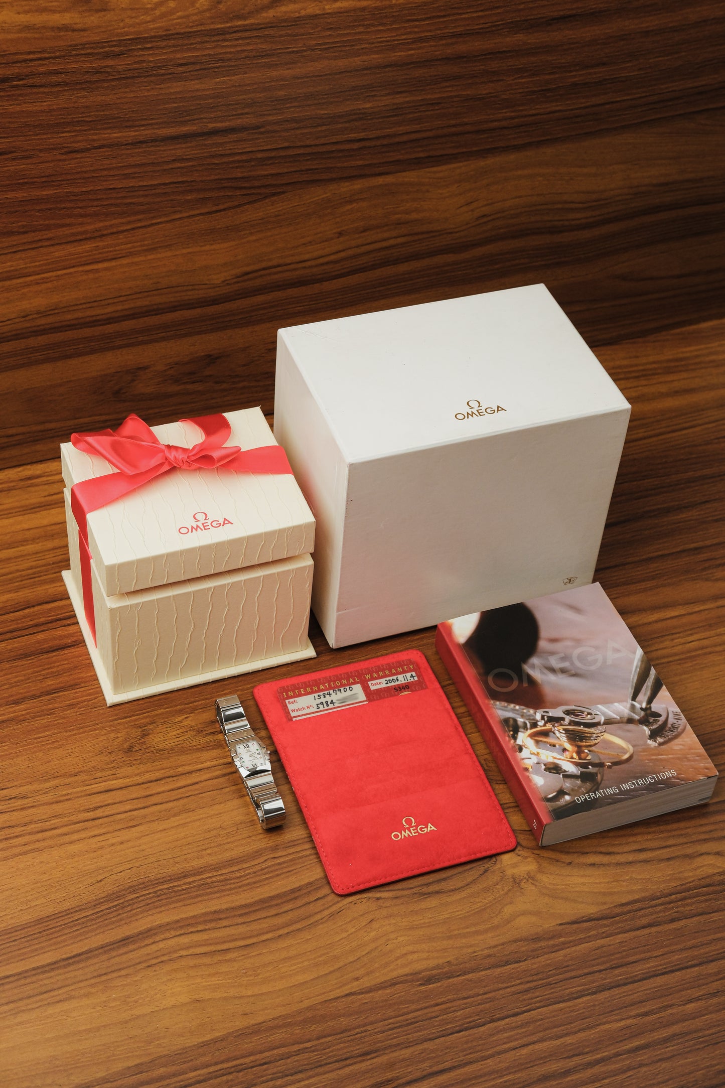 2006 Omega Constellation Quadrella (Box & Papers)
