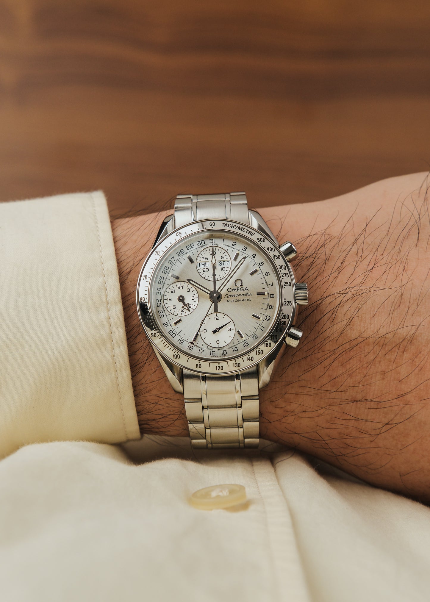1990s Omega Speedmaster Day Date (Papers)