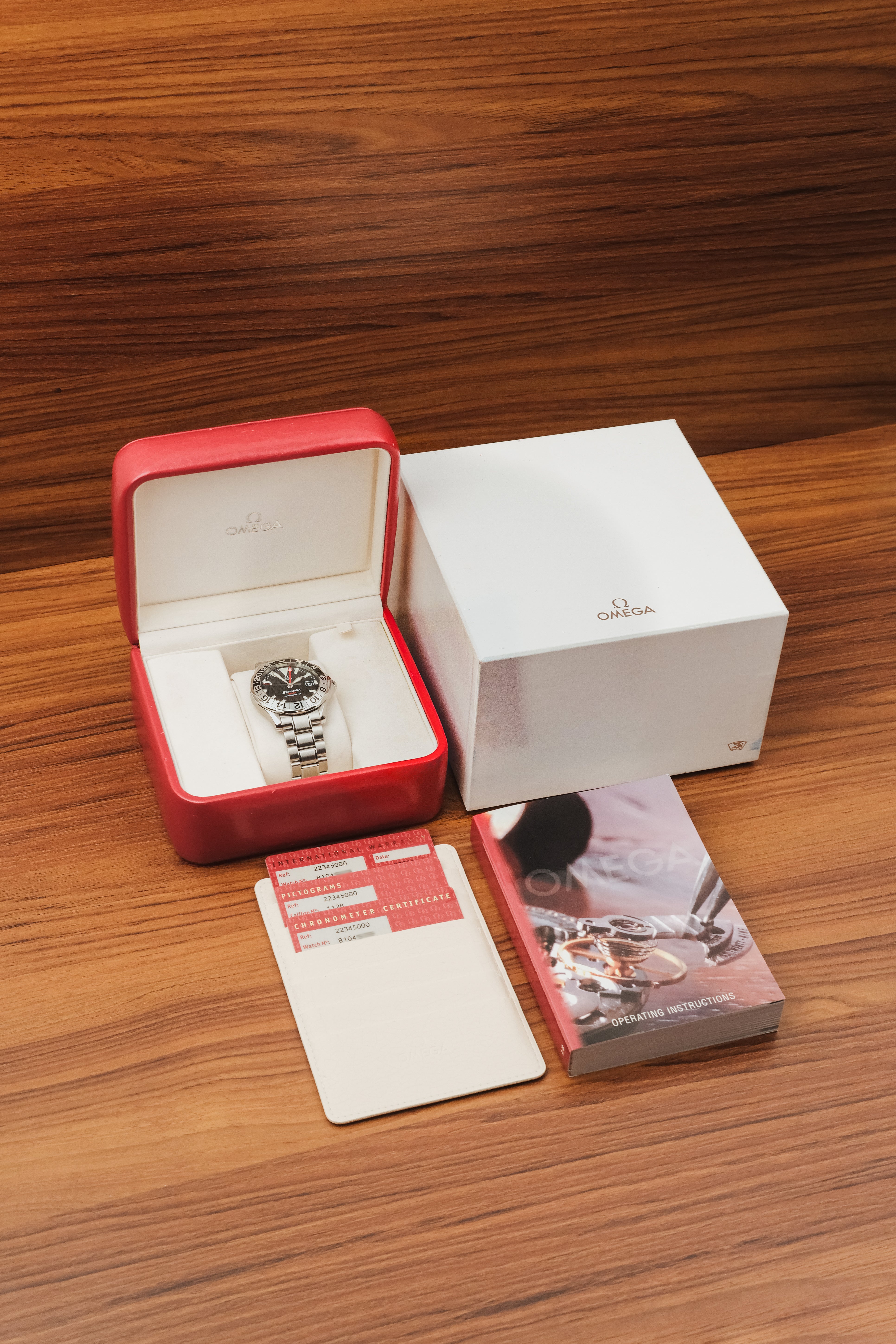 1990s Omega Seamaster 300M GMT "50th Anniversary" (Box & Papers)