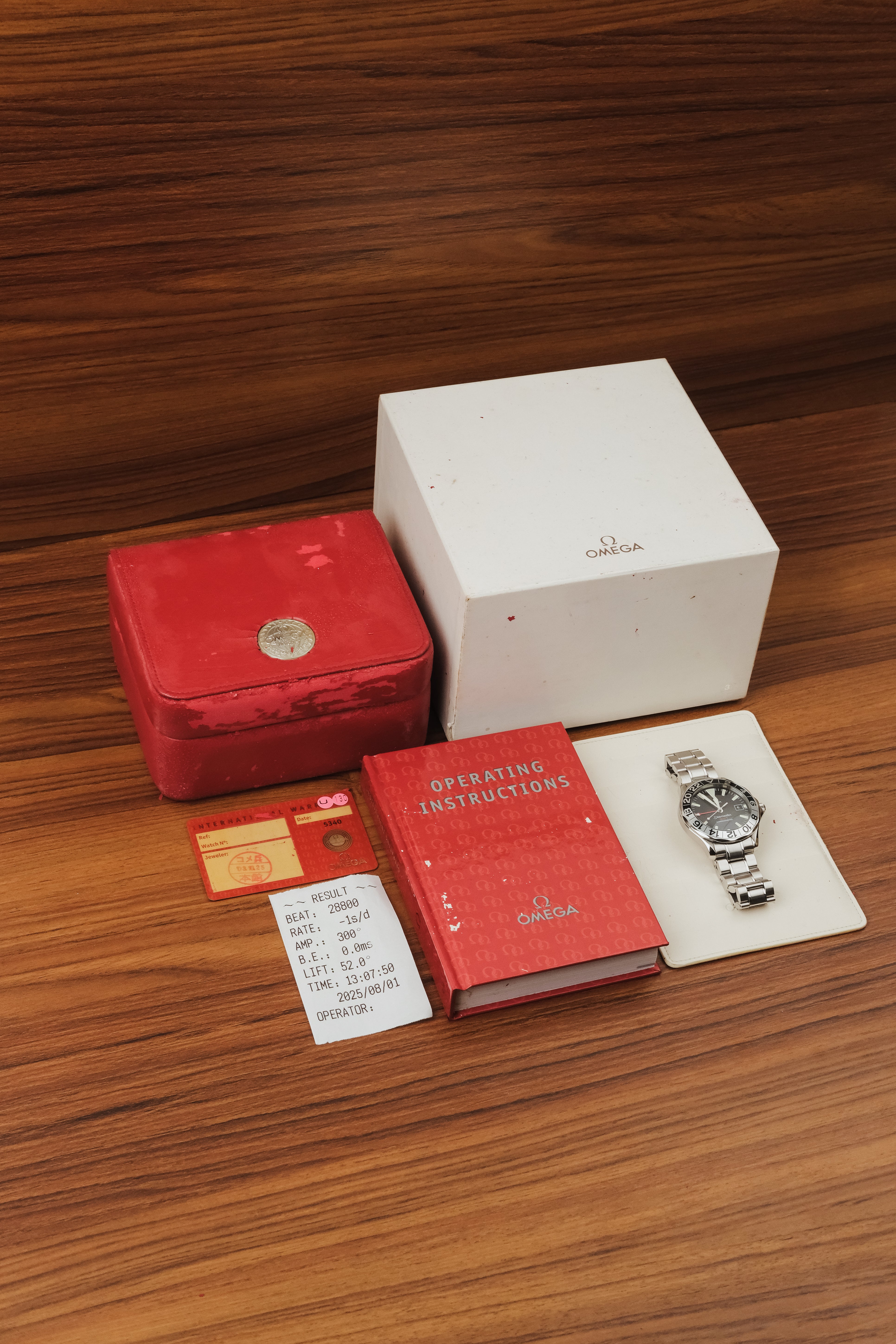 1990s Omega Seamaster 300M GMT "50th Anniversary" (Box & Papers)