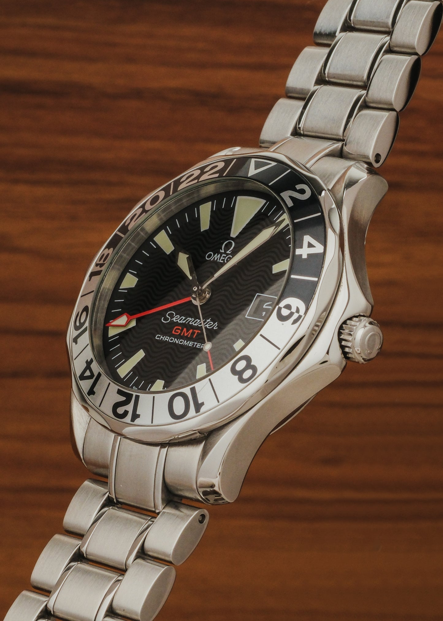 1990s Omega Seamaster 300M GMT "50th Anniversary" (Box & Papers)