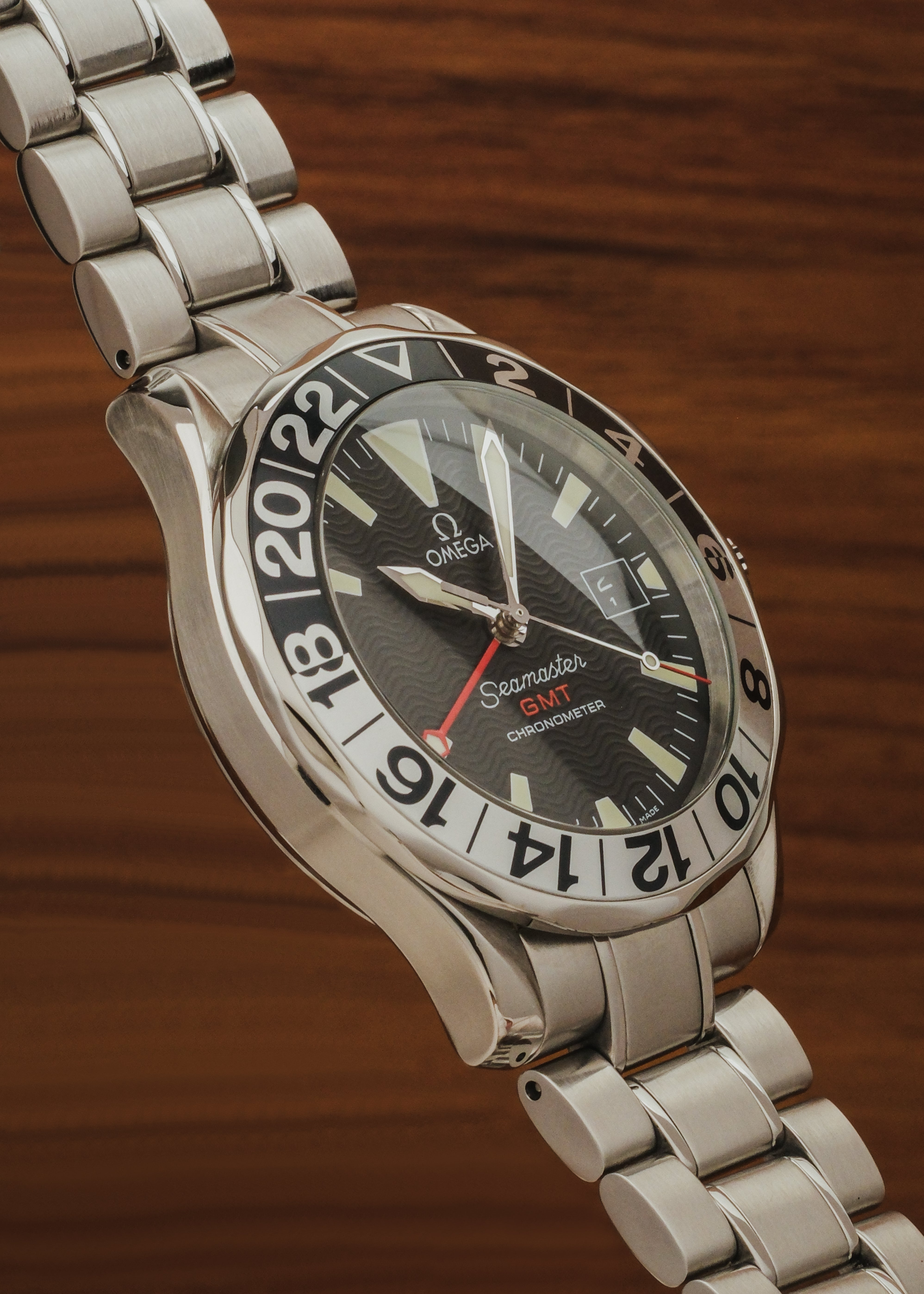 1990s Omega Seamaster 300M GMT "50th Anniversary" (Box & Papers)