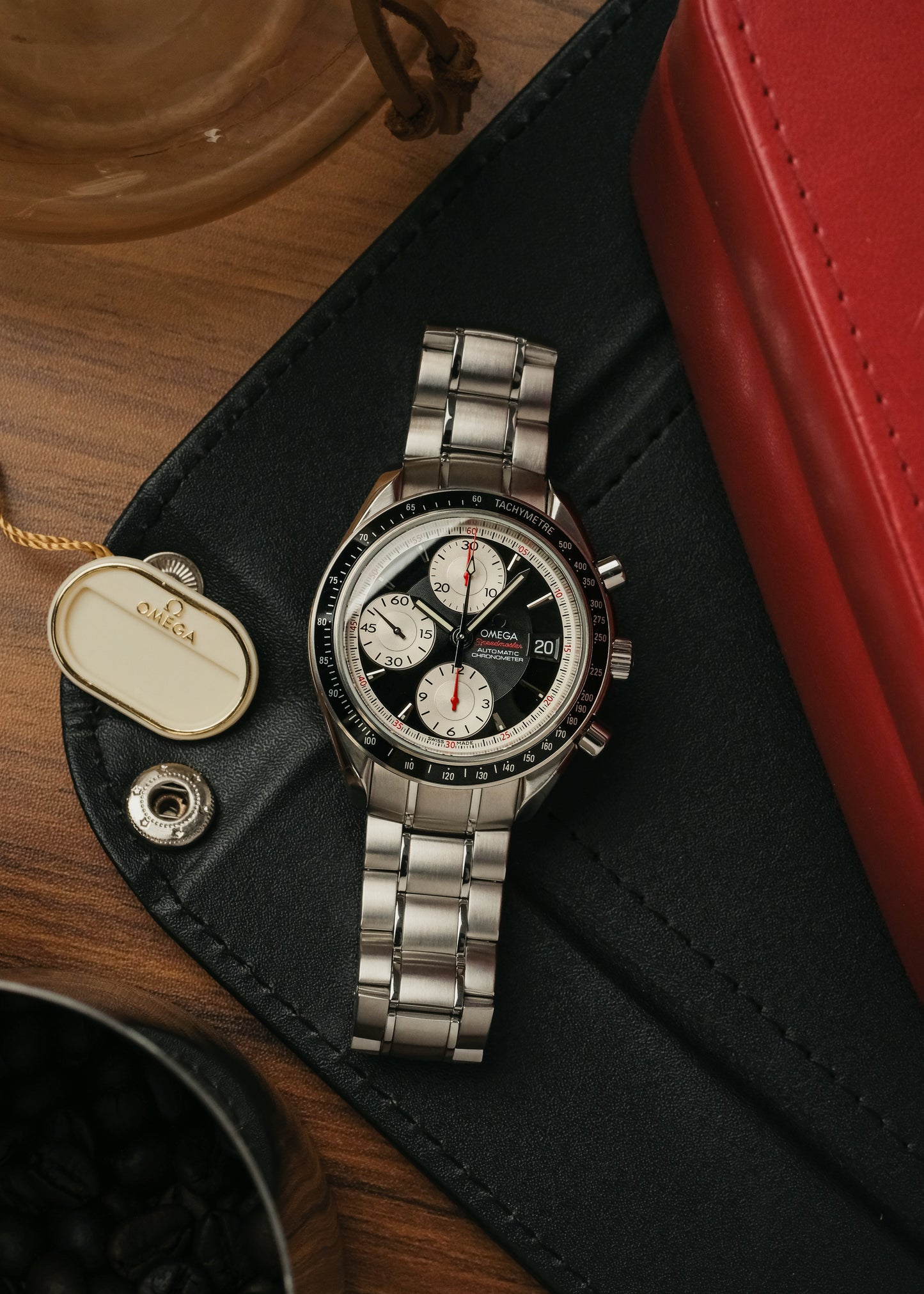 Omega Speedmaster Date "Panda Dial" (Box & Papers)