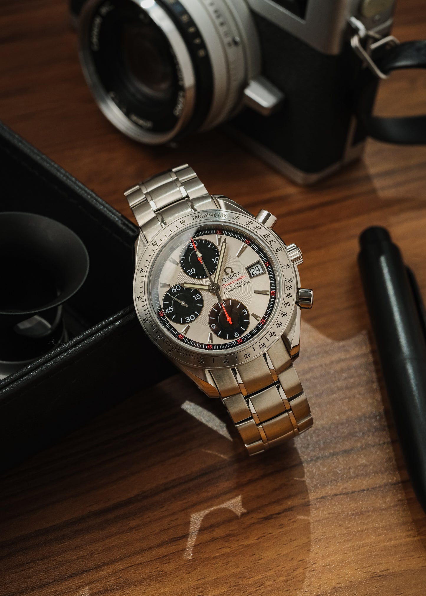 2000s Omega Speedmaster Date