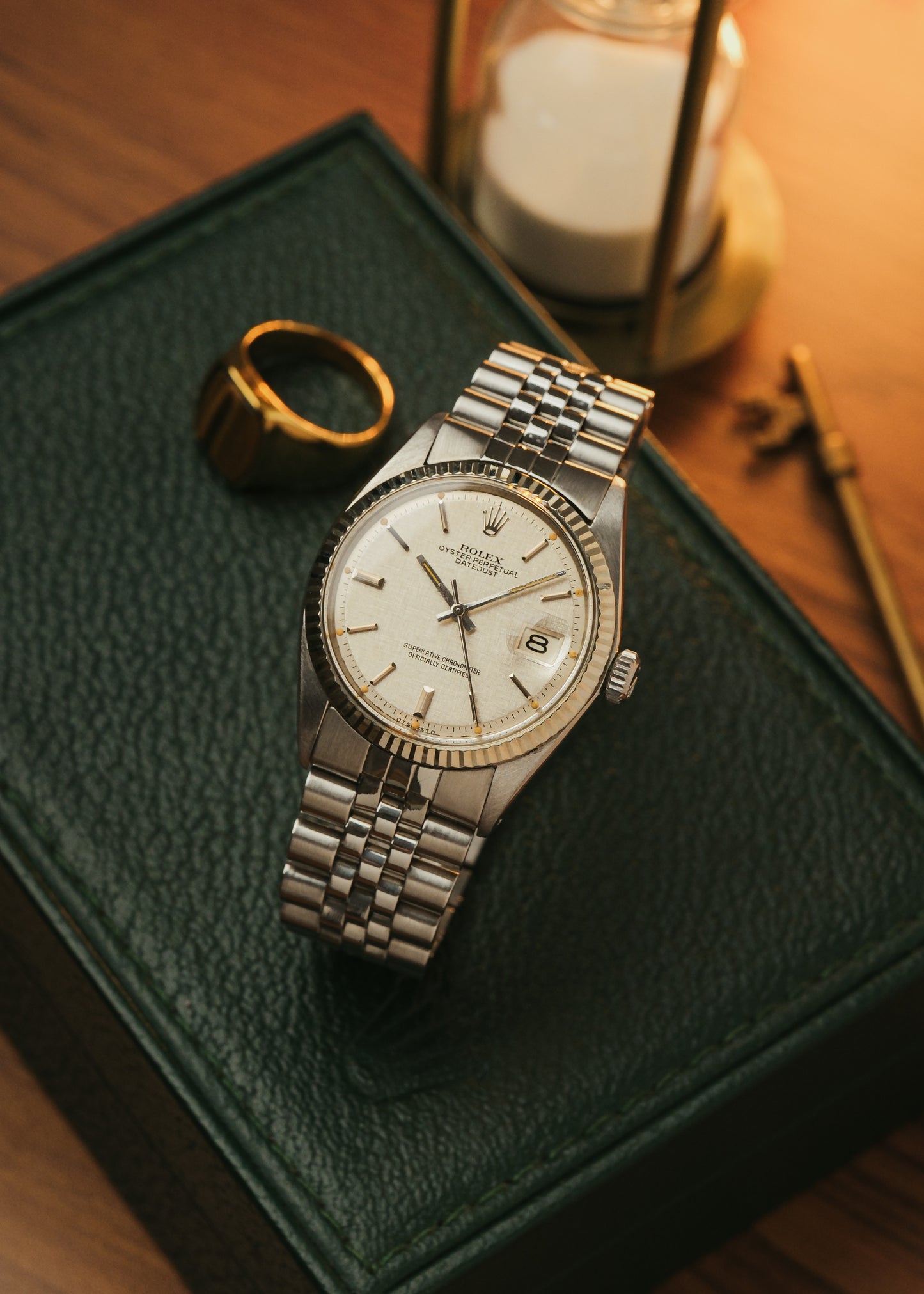 1979 Rolex Datejust "Linen Sigma Dial" (Box)