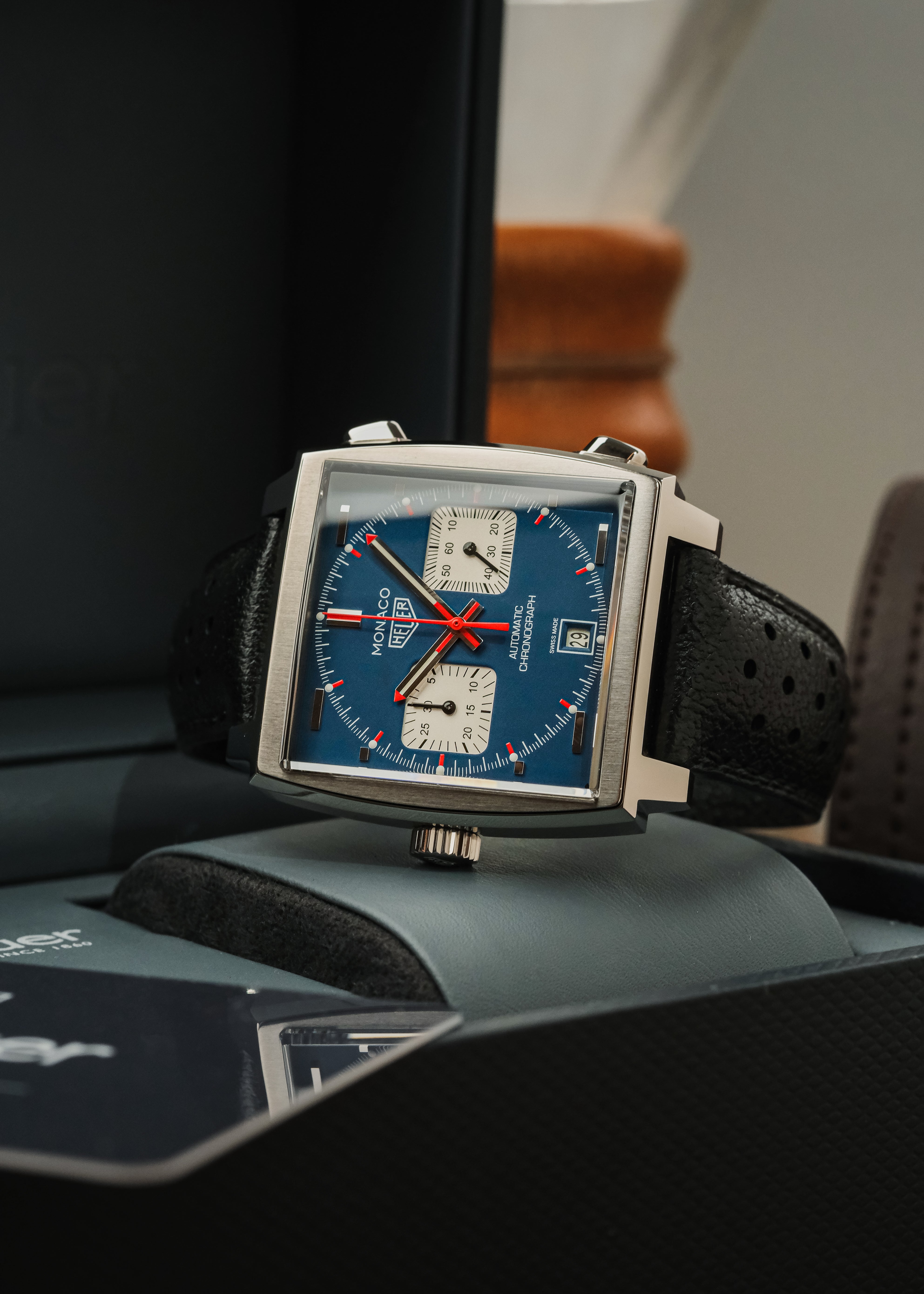 2000s Tag Heuer Monaco "Steve McQueen" (Box & Papers)