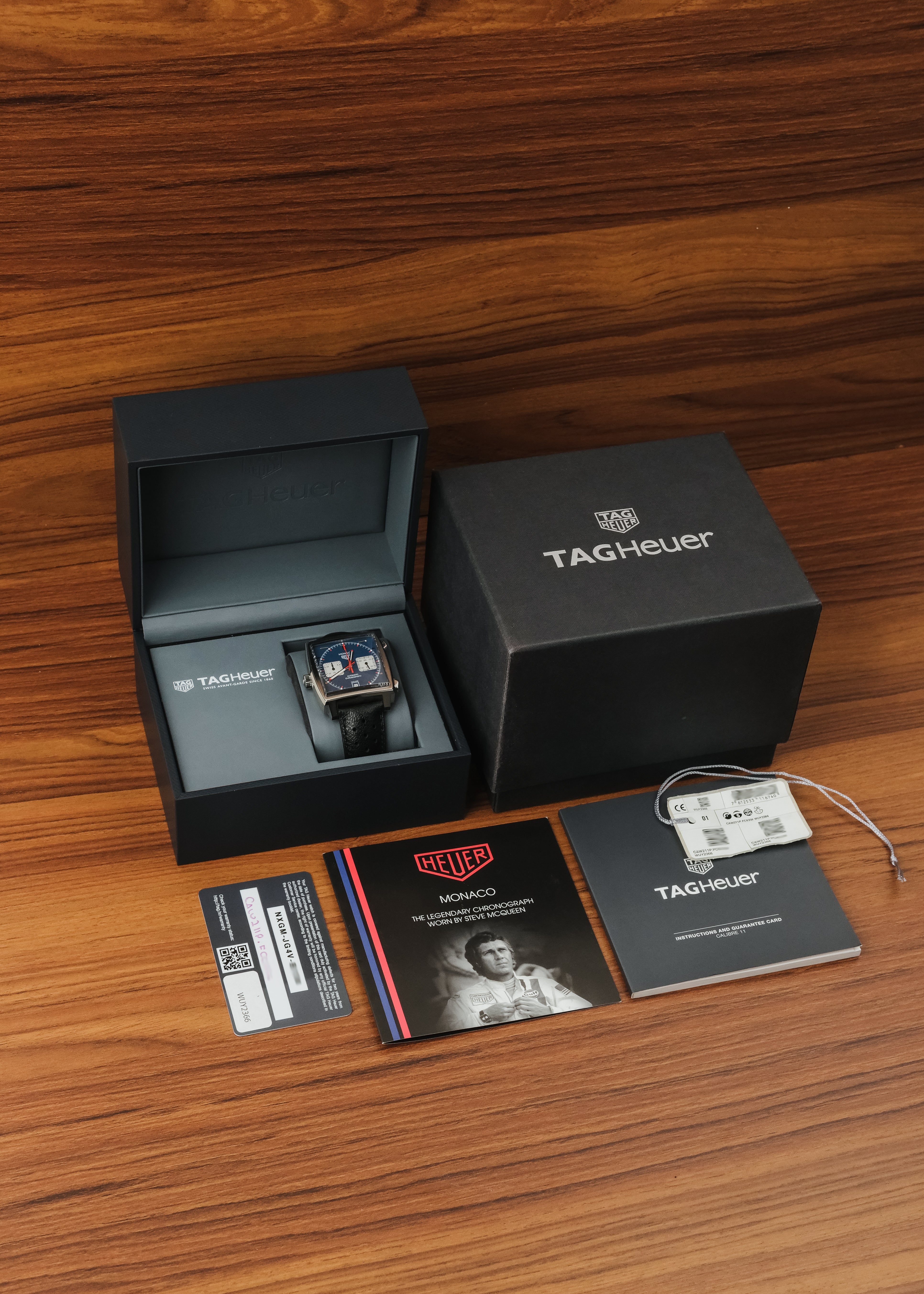 2000s Tag Heuer Monaco "Steve McQueen" (Box & Papers)