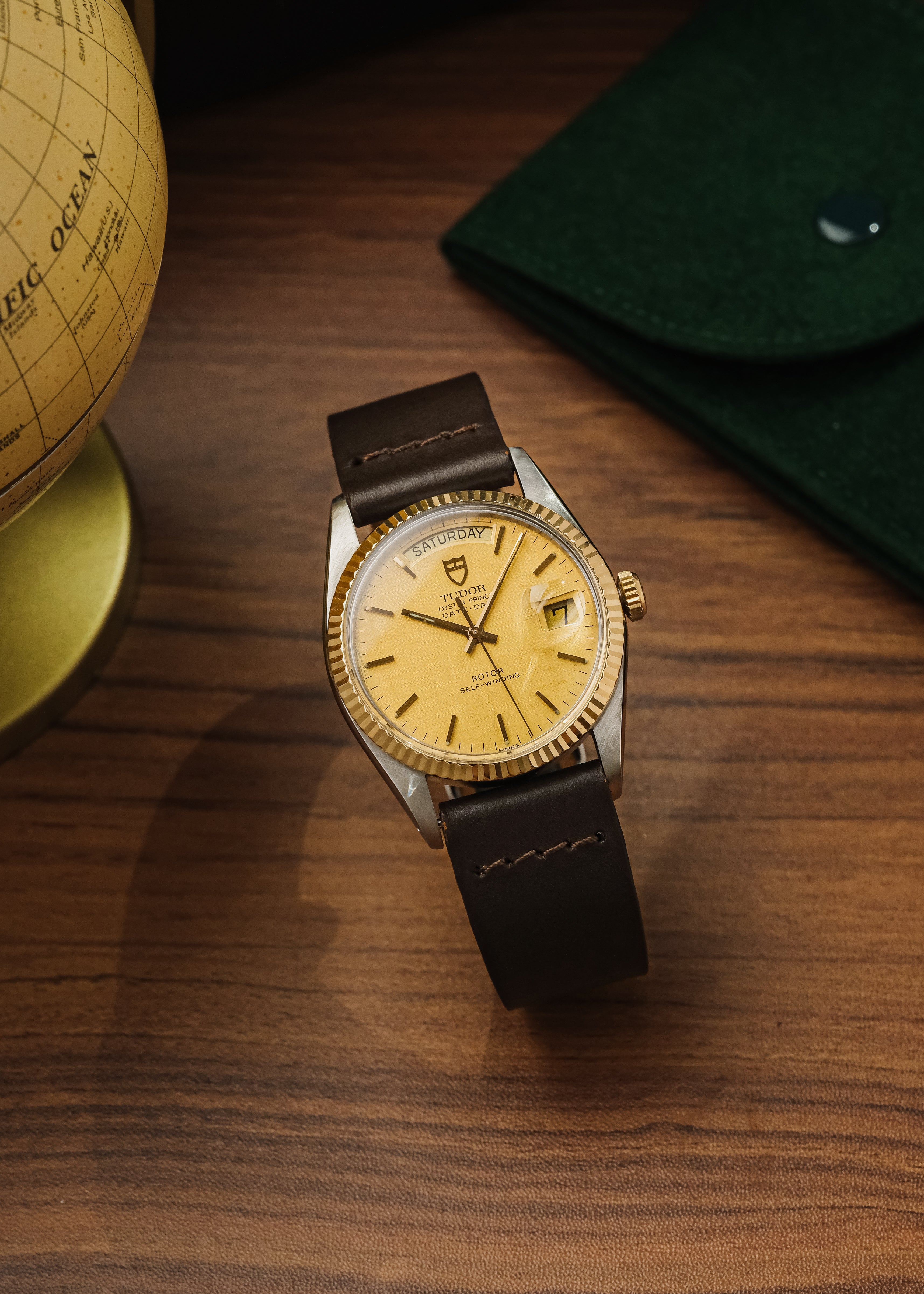 1993 Tudor Date Day "Linen Dial"