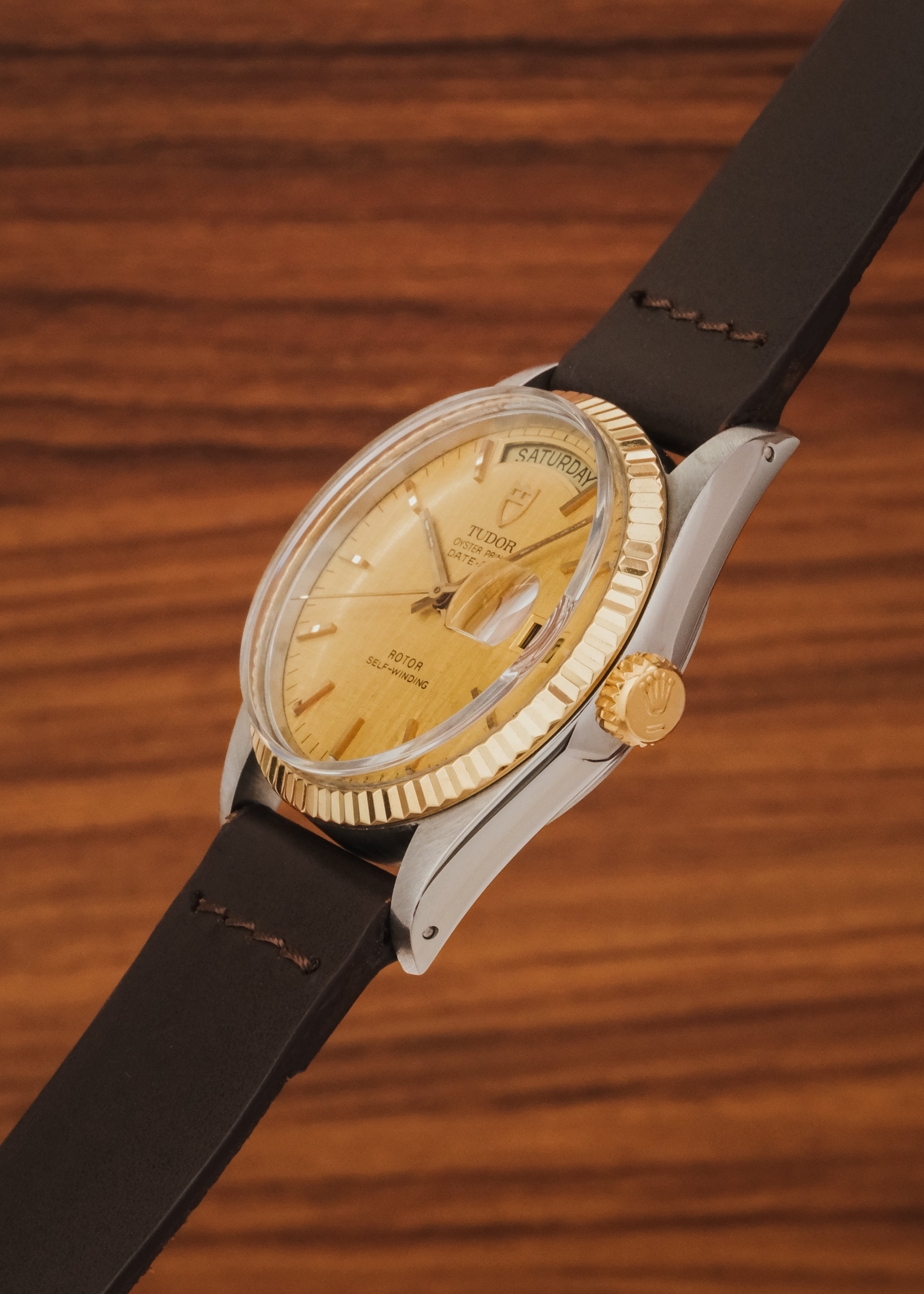 1993 Tudor Date Day "Linen Dial"