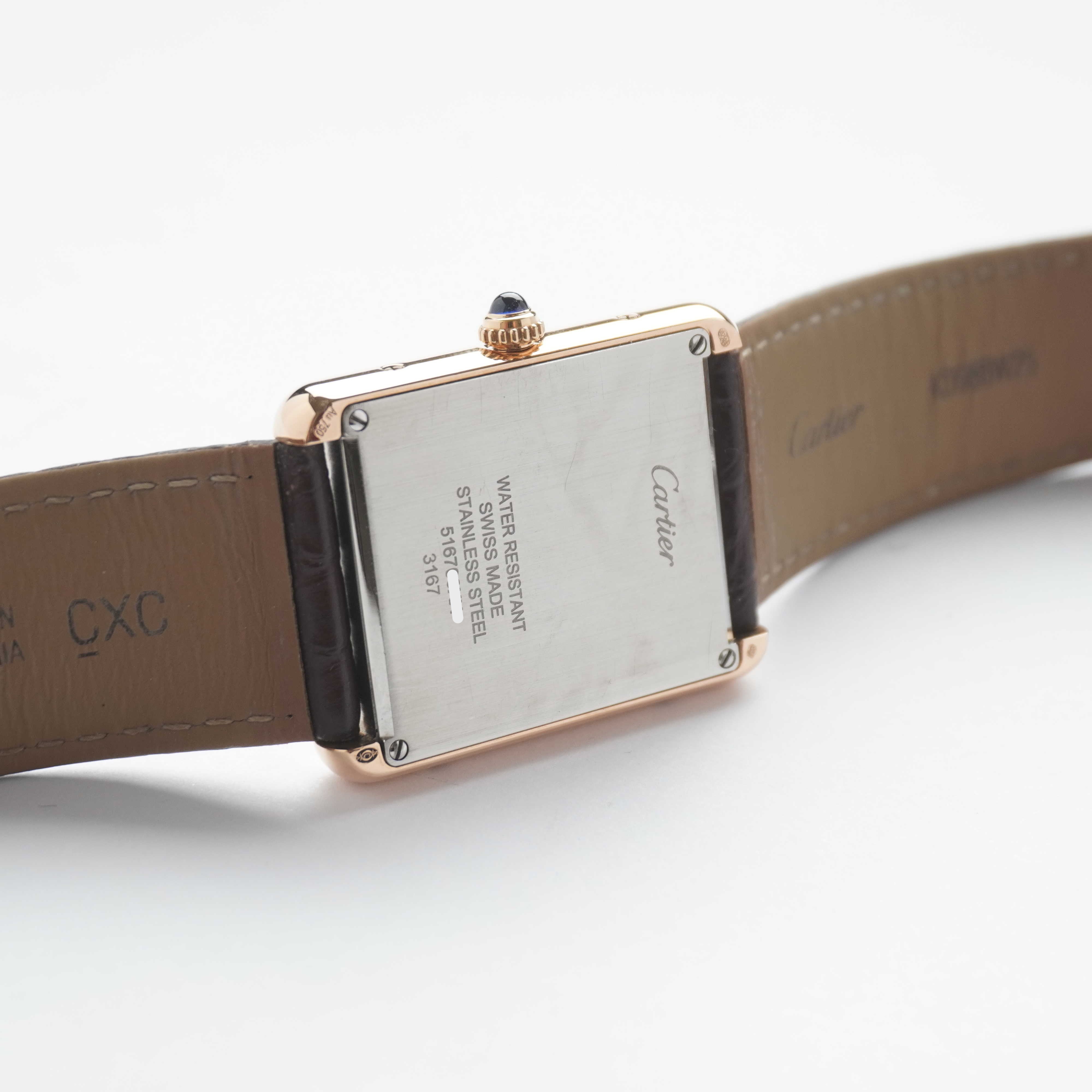 2017 Cartier Tank Solo Large 18K Gold (Box / Card)