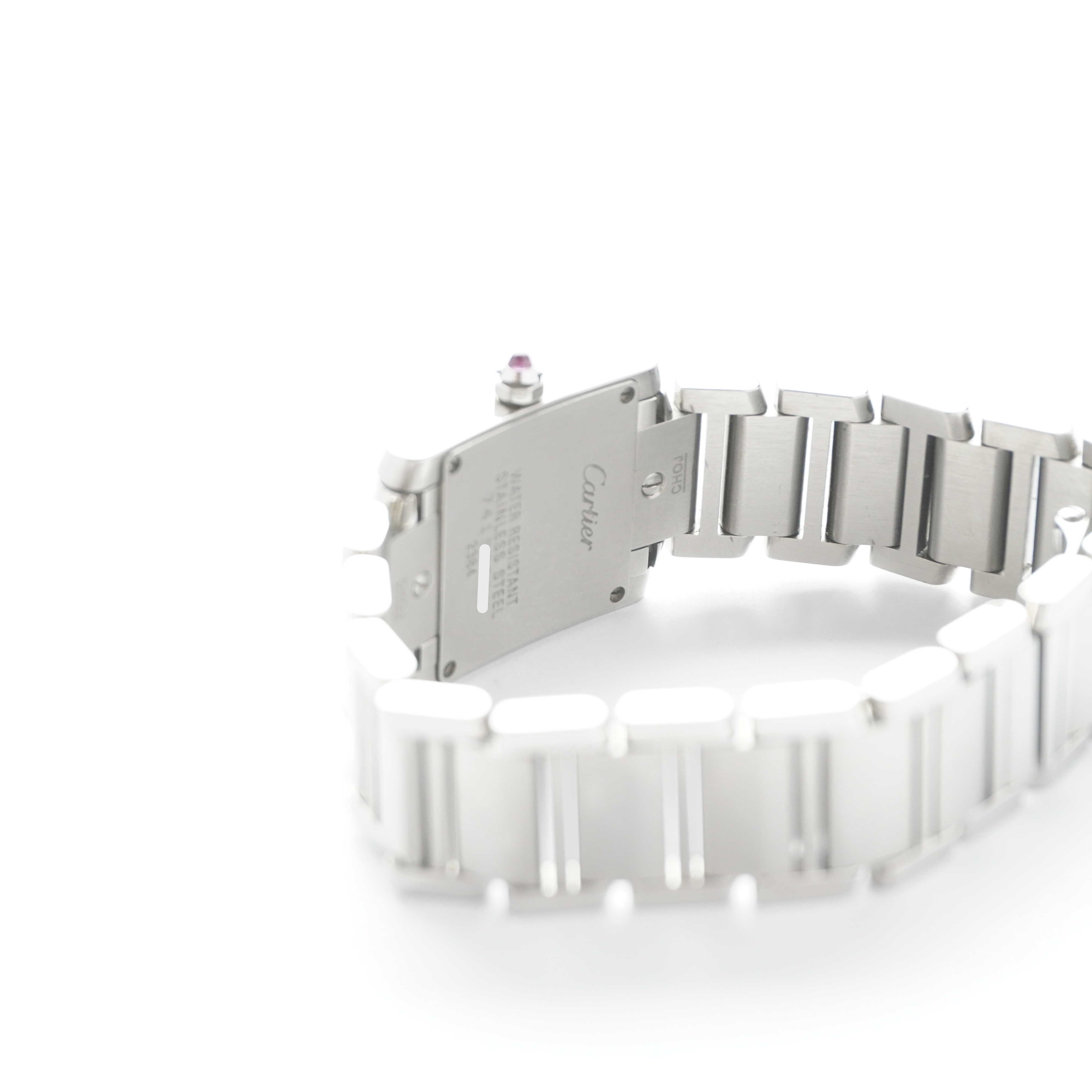 2023 Cartier Tank Francaise "Mother of Pearl" (Boxes / Card)