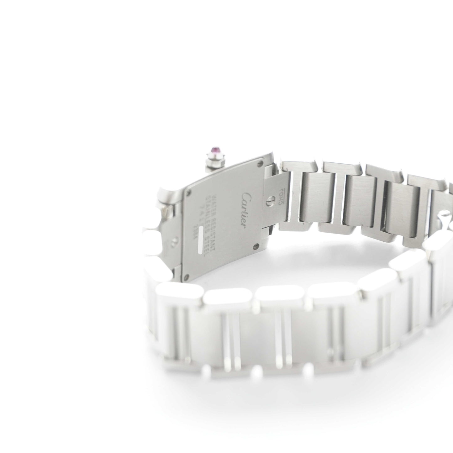 2023 Cartier Tank Francaise "Mother of Pearl" (Boxes / Card)