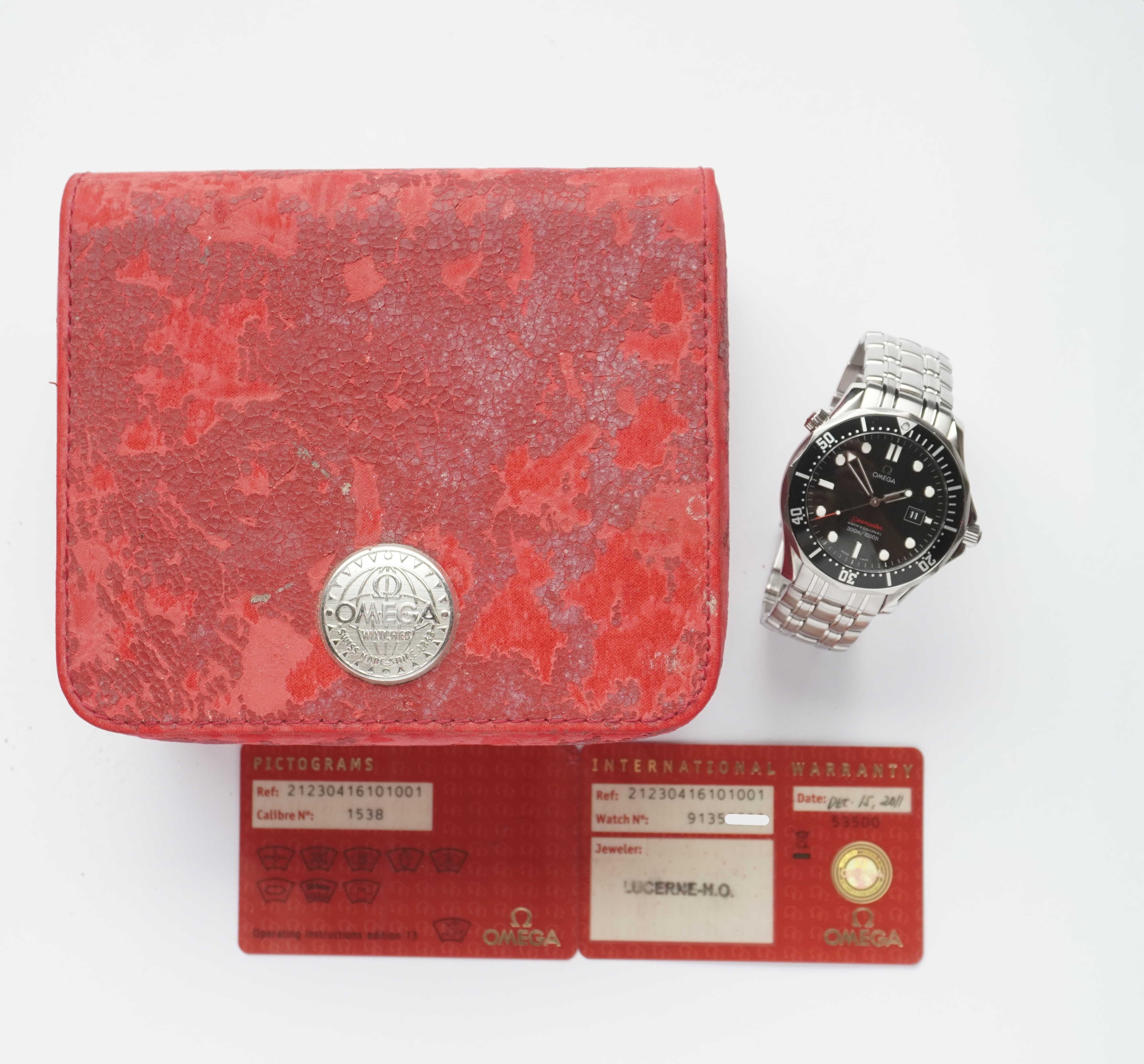 2011 Omega Seamaster (Box / Card / Pictogram)